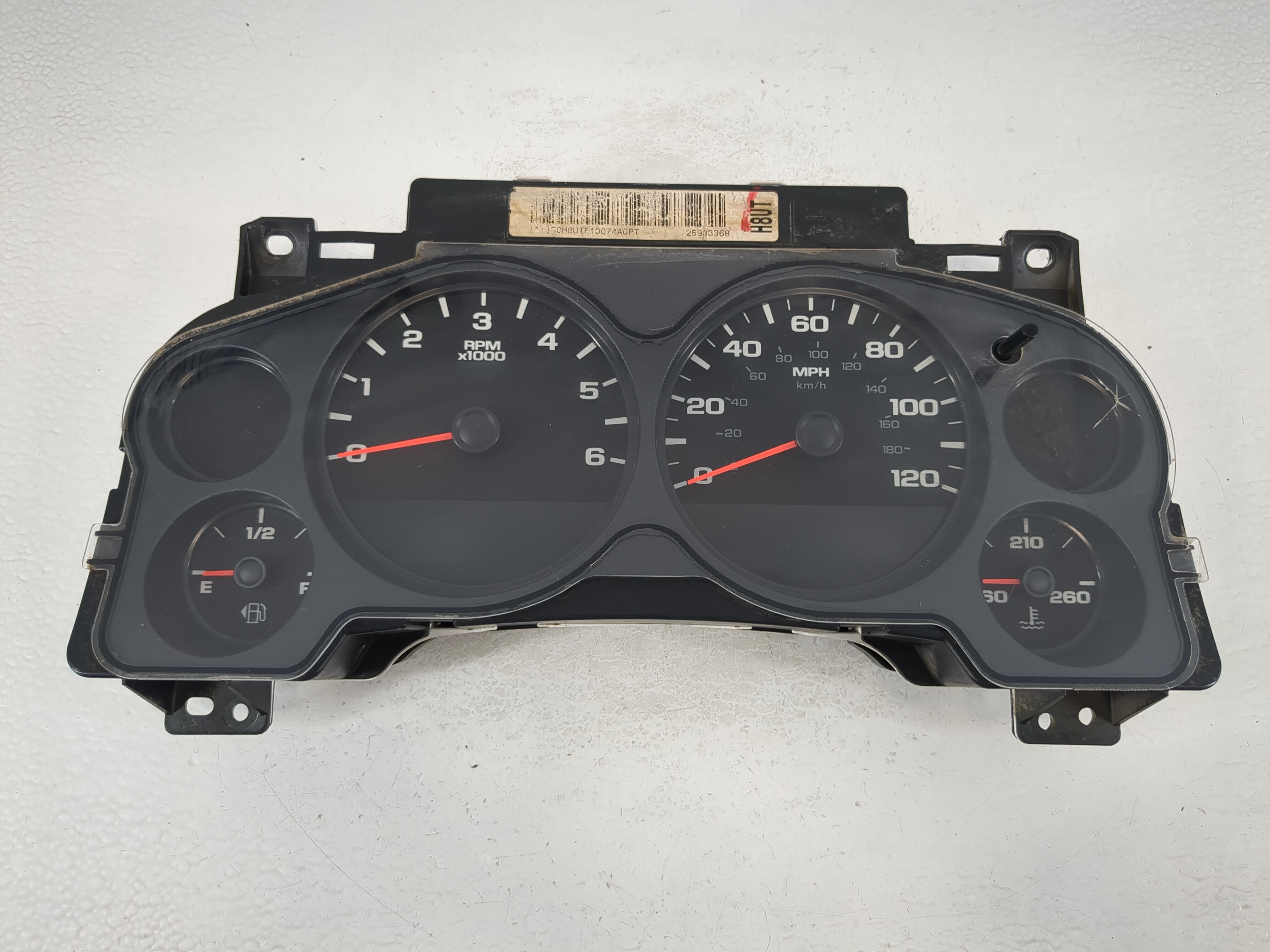 Picture of 2007-2010 Chevrolet Silverado 1500 Speedometer Instrument Cluster Gauges 1103140