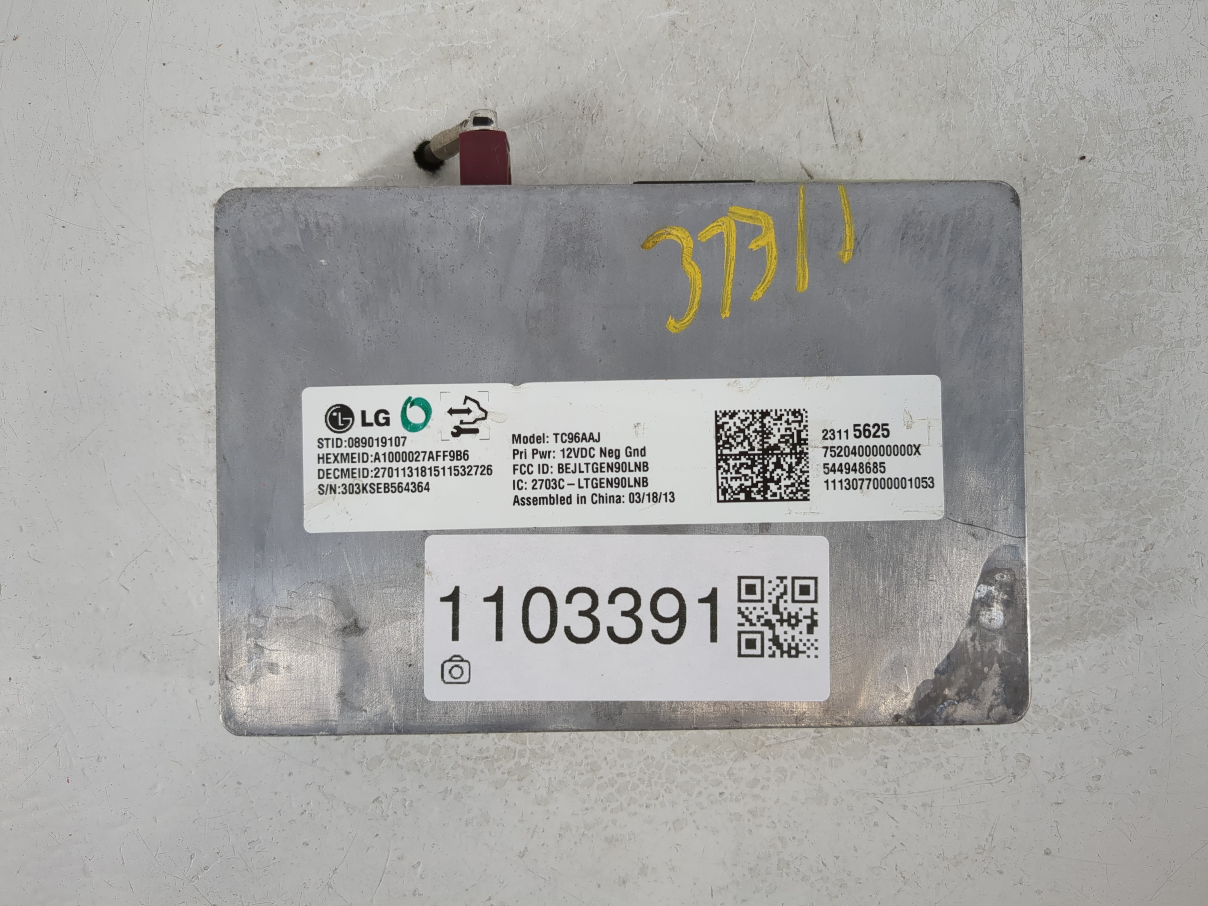 Picture of 2014 Chevrolet Silverado 1500 Bluetooth Phone Communication Control Module Ccm Oem 1103391