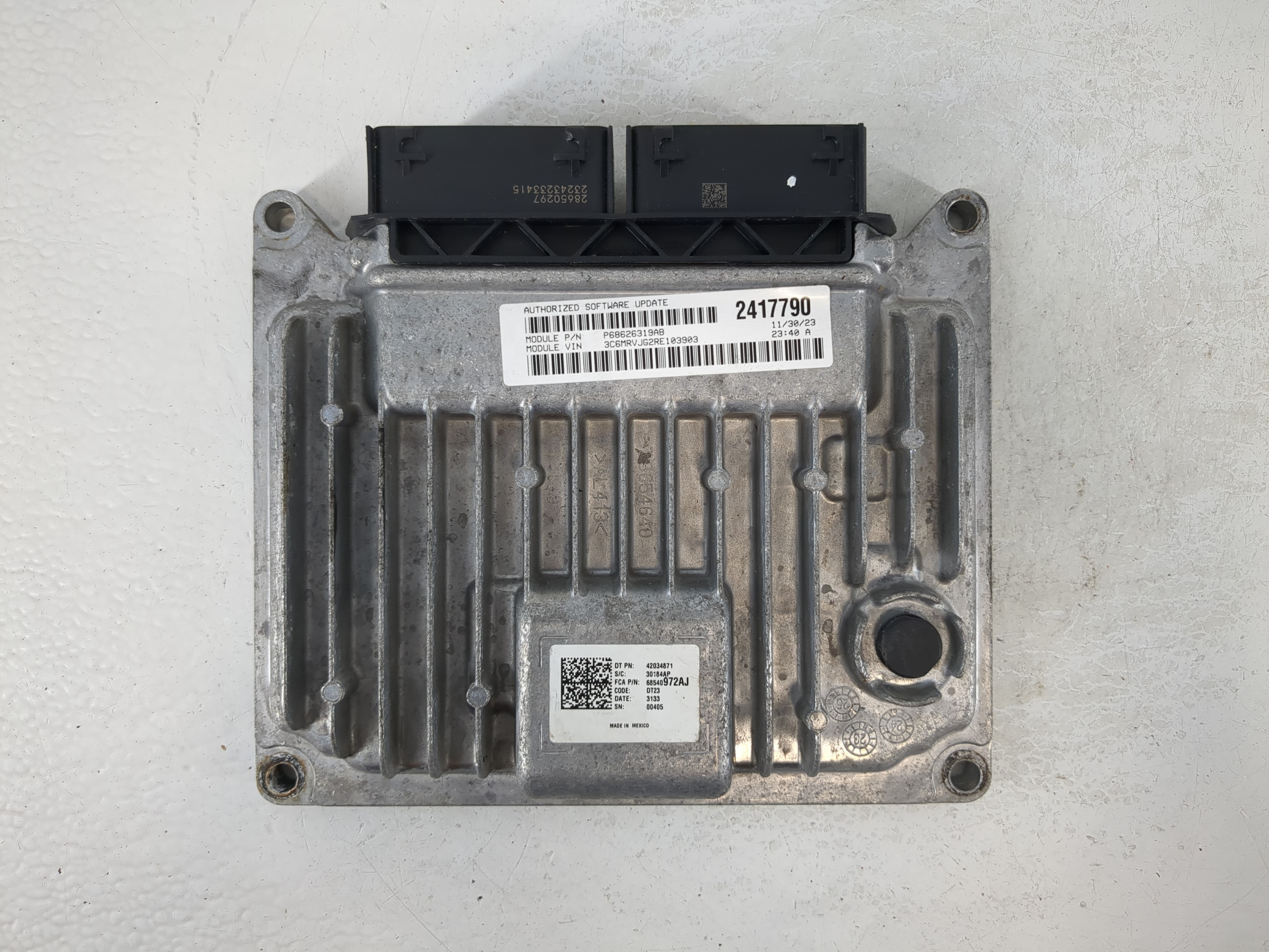 Dodge Ram 1500 Engine Control Computer Ecu Pcm Ecm Pcu Oem 1103566 - Oemusedautoparts1.com