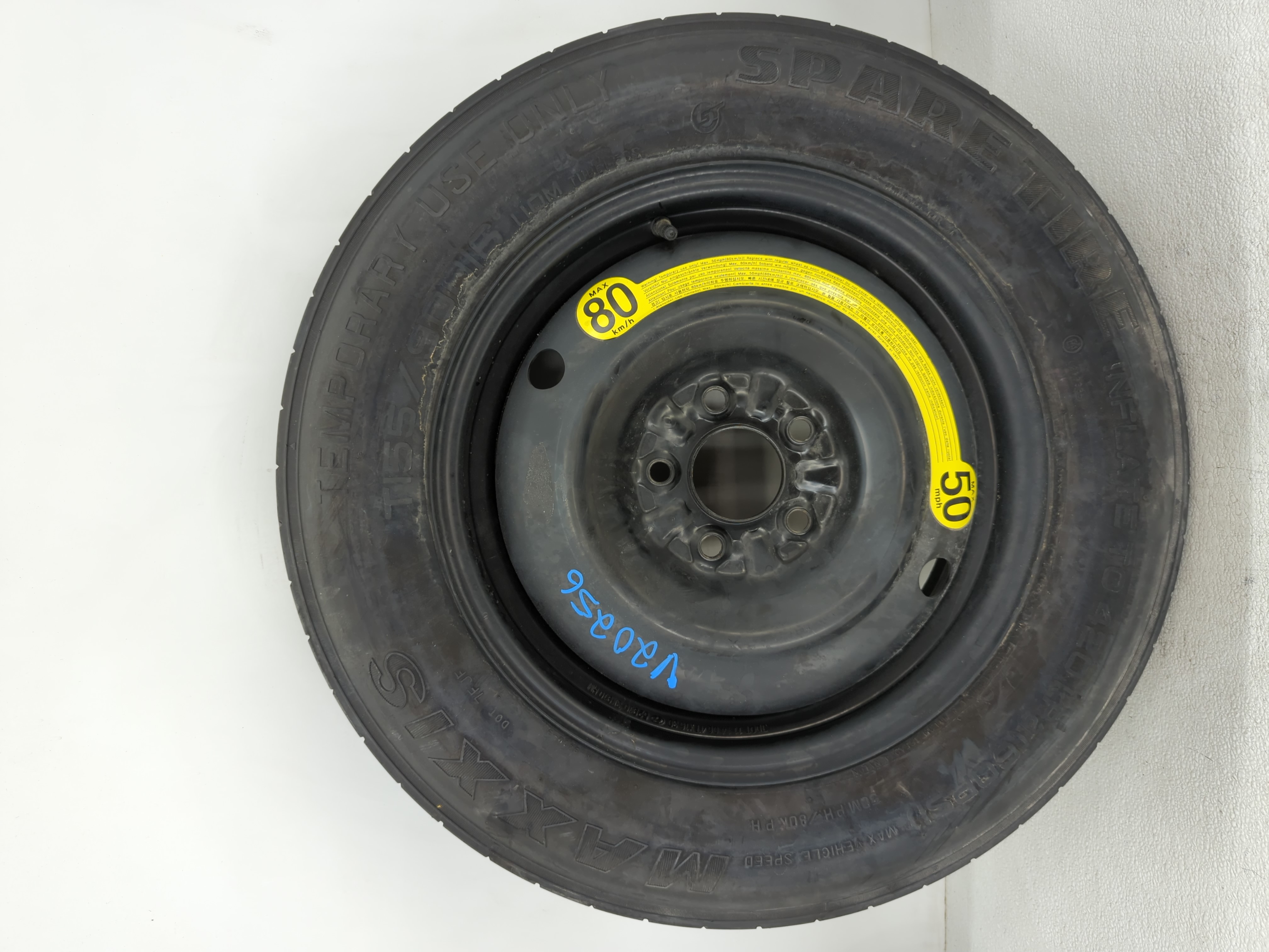 2006-2015 Hyundai Tucson Spare Donut Tire Wheel Rim Oem 1104325 - Oemusedautoparts1.com