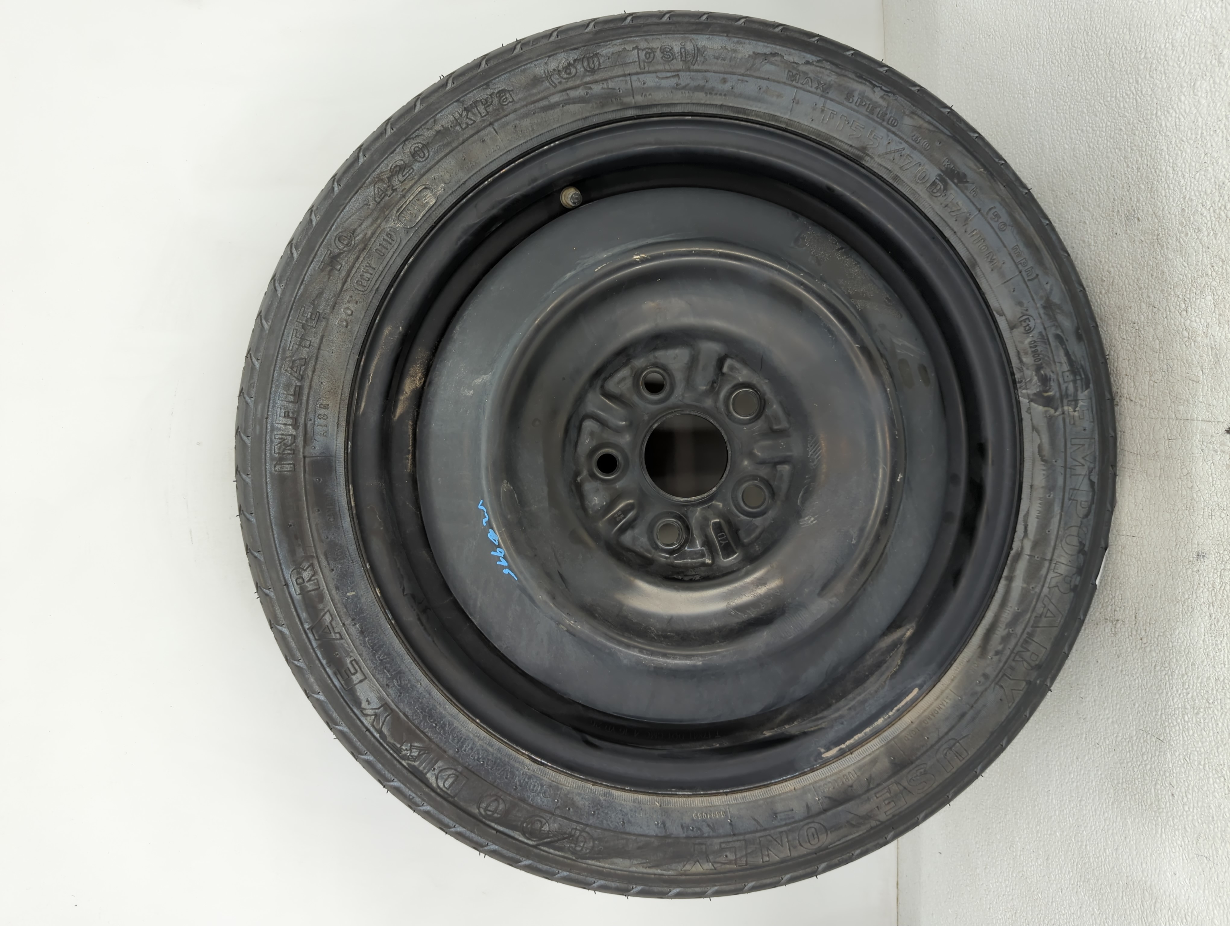 Picture of 2007-2017 Toyota Camry Spare Donut Tire Wheel Rim Oem 1104334