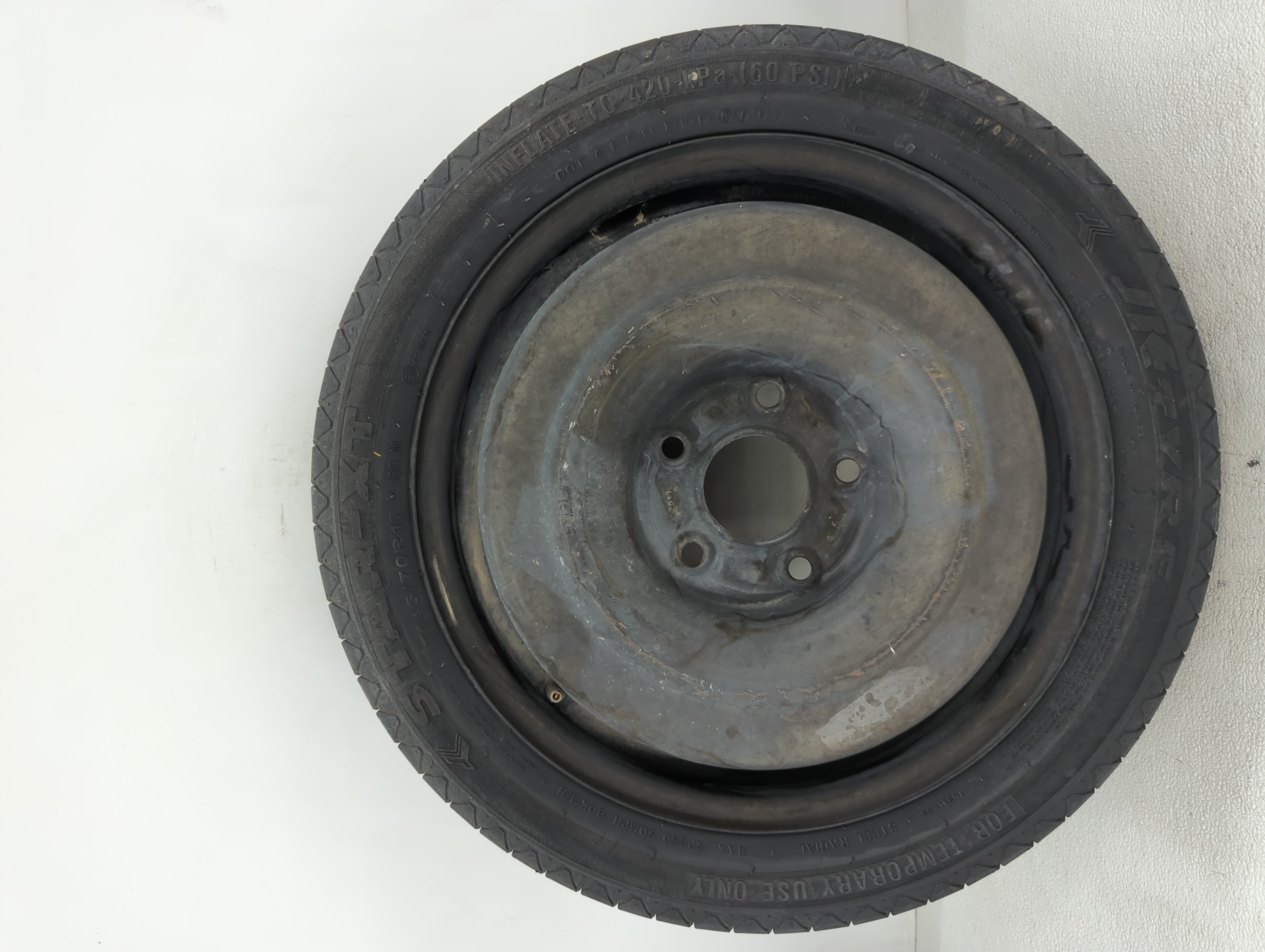 Picture of 2009-2014 Dodge Journey Spare Donut Tire Wheel Rim Oem 1104335