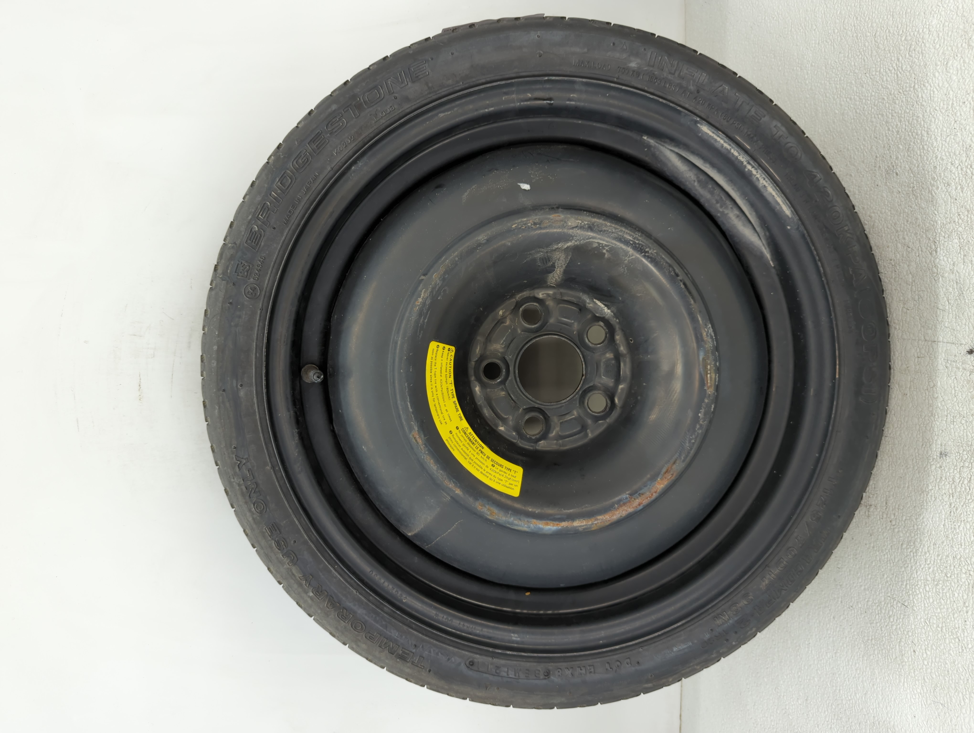 Picture of 2008-2014 Subaru Impreza Spare Donut Tire Wheel Rim Oem 1104336