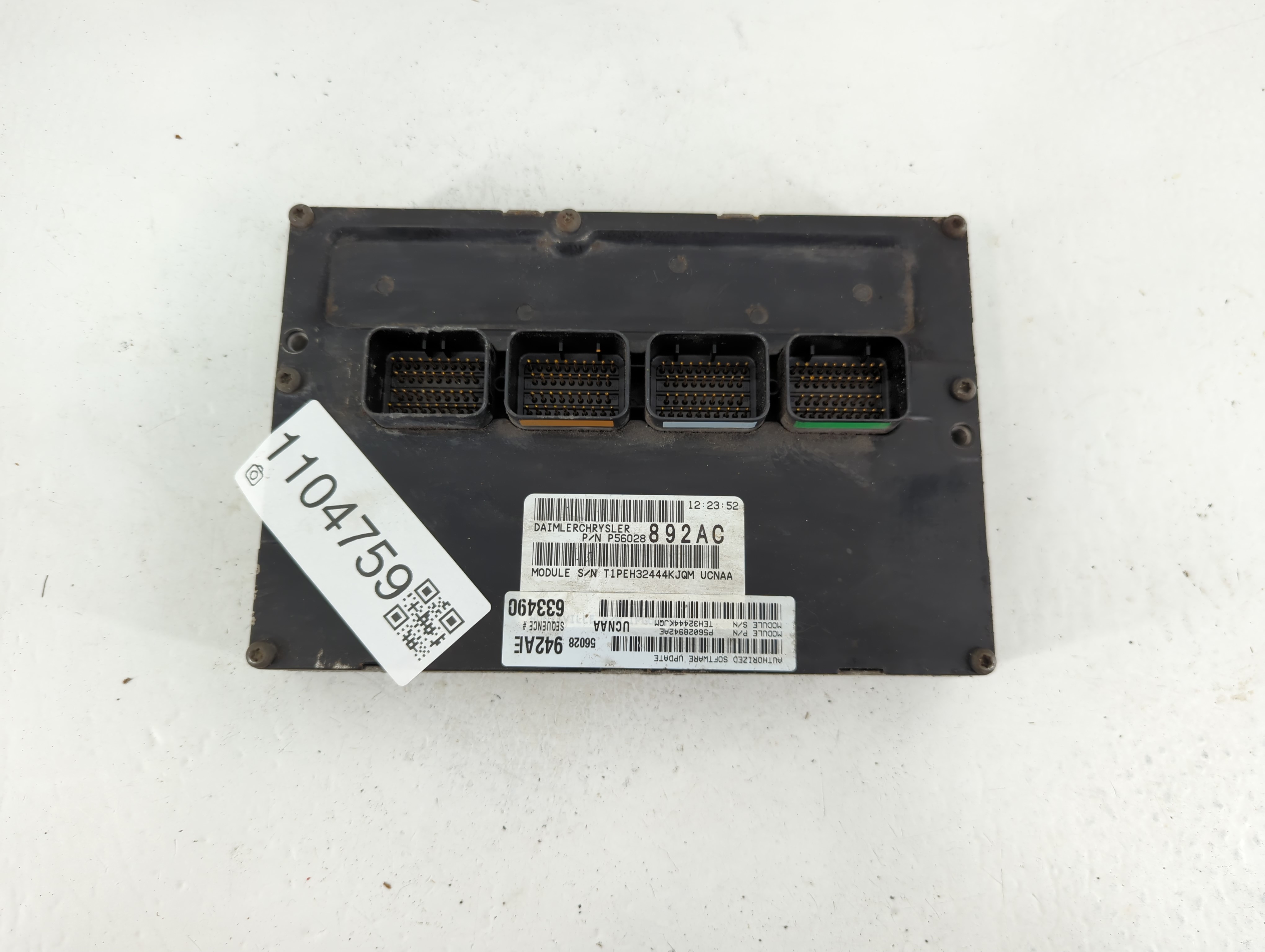 2005-2005 Dodge Ram 1500 Engine Control Computer Ecu Pcm Ecm Pcu Oem 1104759 - Oemusedautoparts1.com