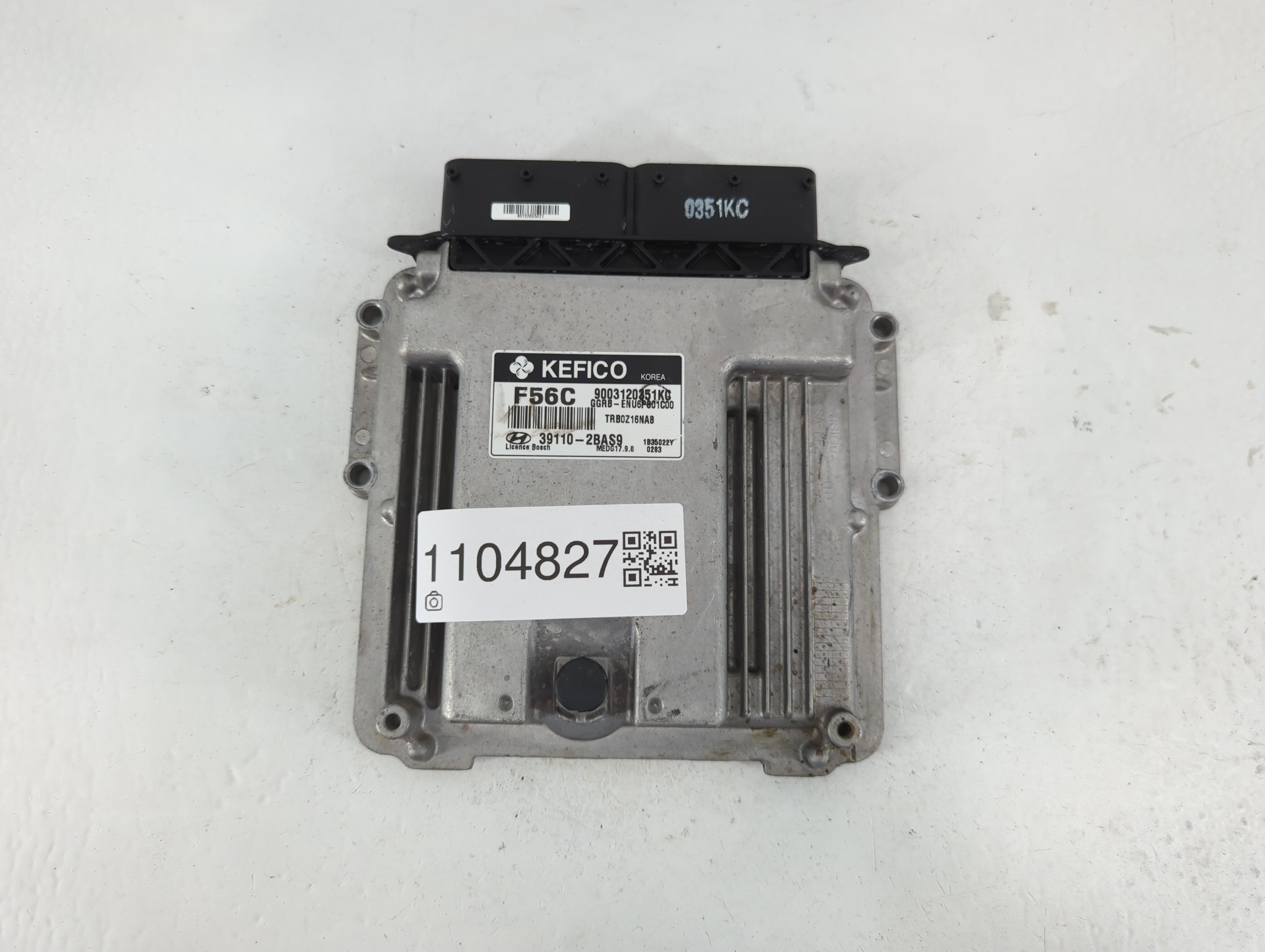 2012-2014 Hyundai Accent Engine Control Computer Ecu Pcm Ecm Pcu Oem 1104827 - Oemusedautoparts1.com