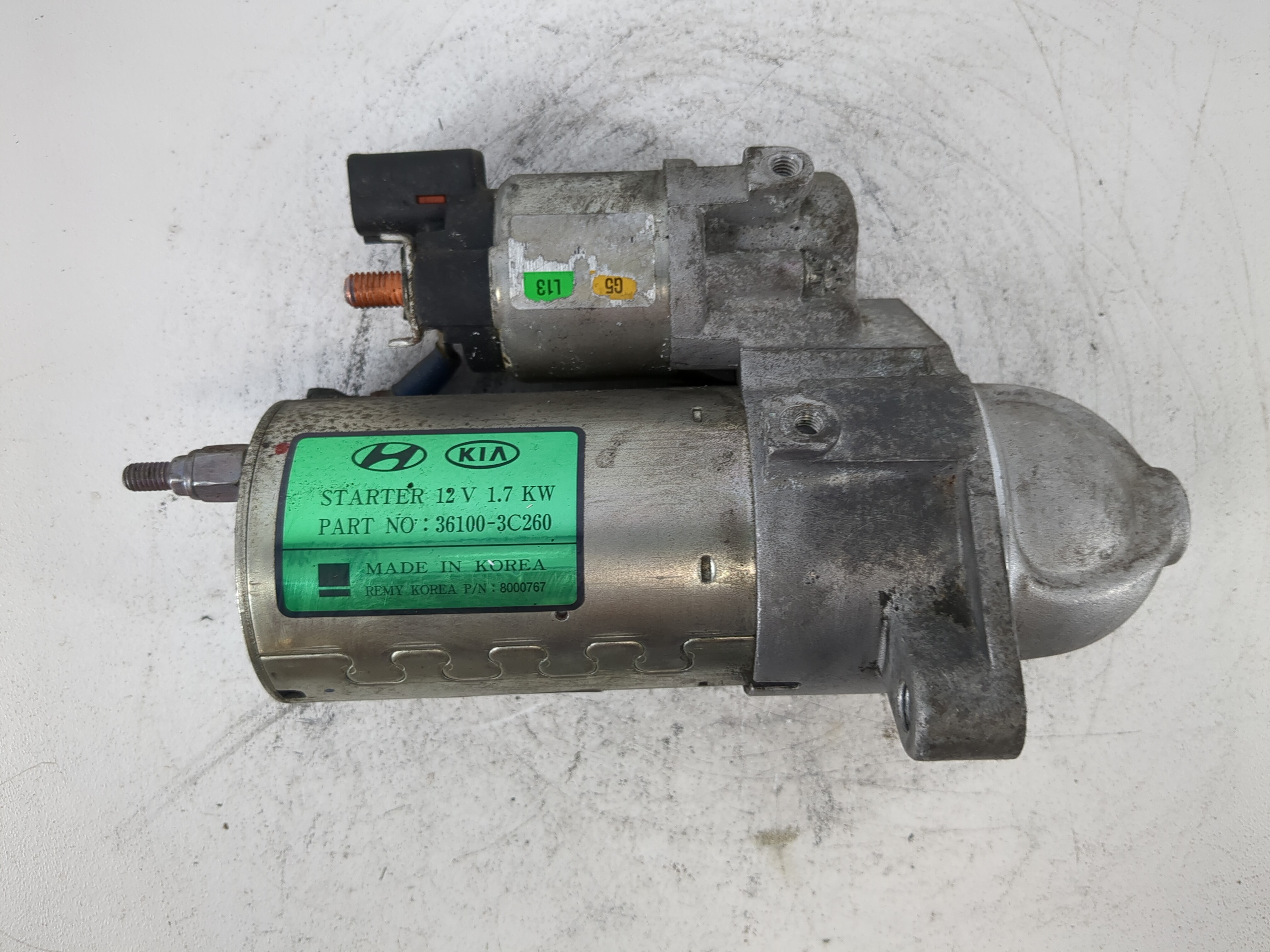 Picture of 2015-2018 Hyundai Santa Fe Car Starter Motor Solenoid Oem 1105539