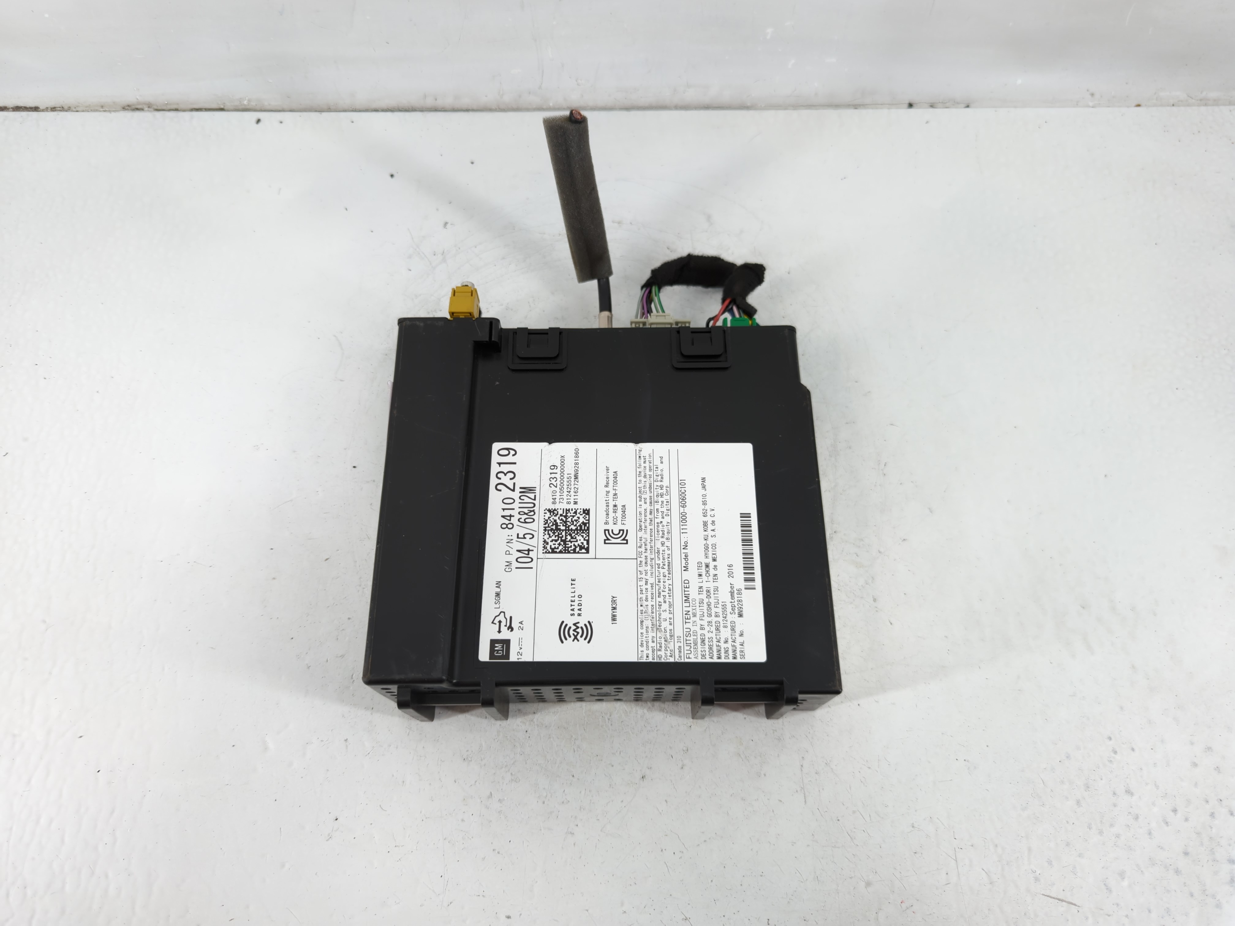 Picture of 2017-2018 Chevrolet Silverado 1500 Am Fm Cd Player Radio Receiver 1105566
