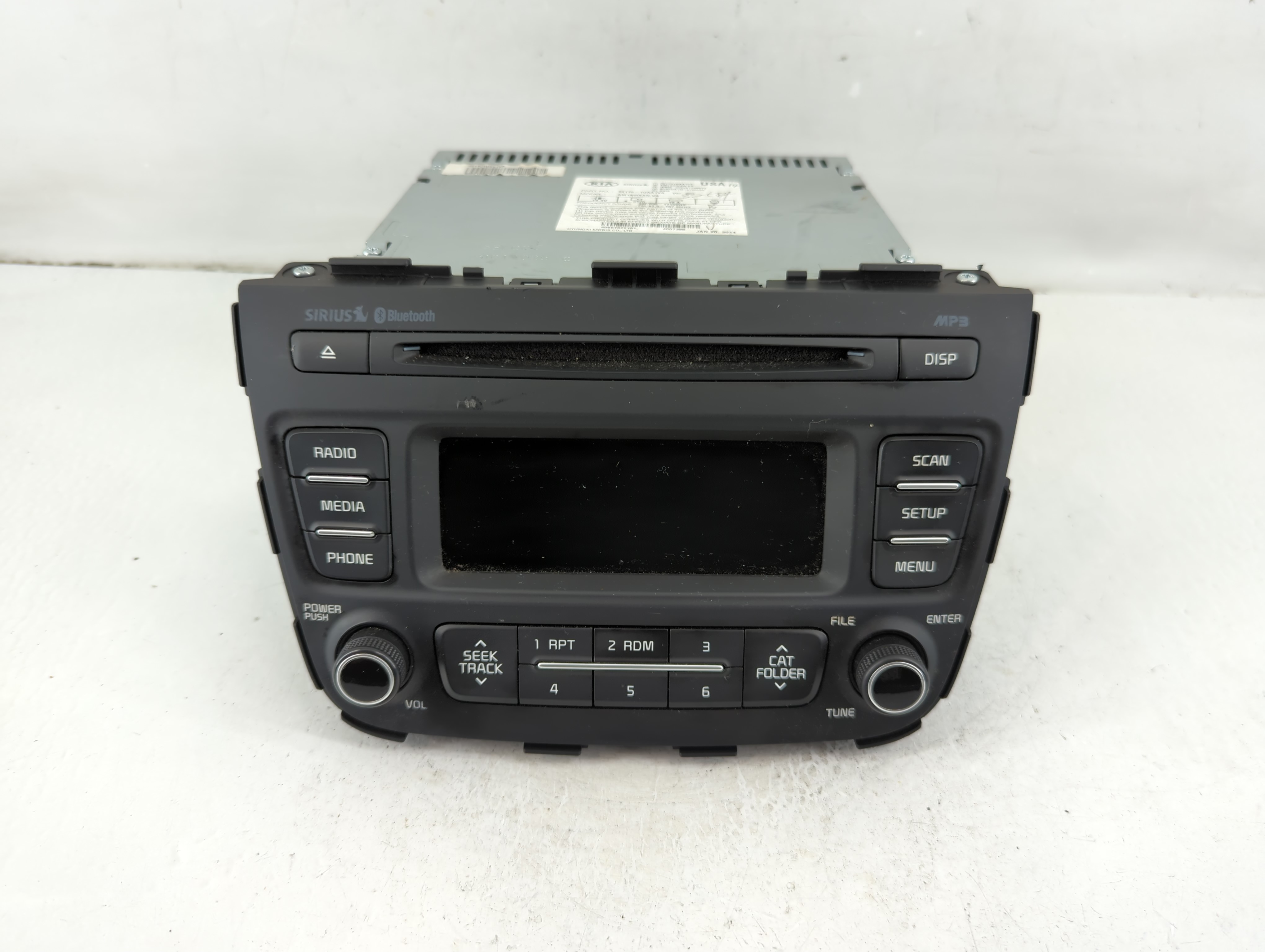 Picture of 2014-2015 Kia Sorento Am Fm Cd Player Radio Receiver 1105732