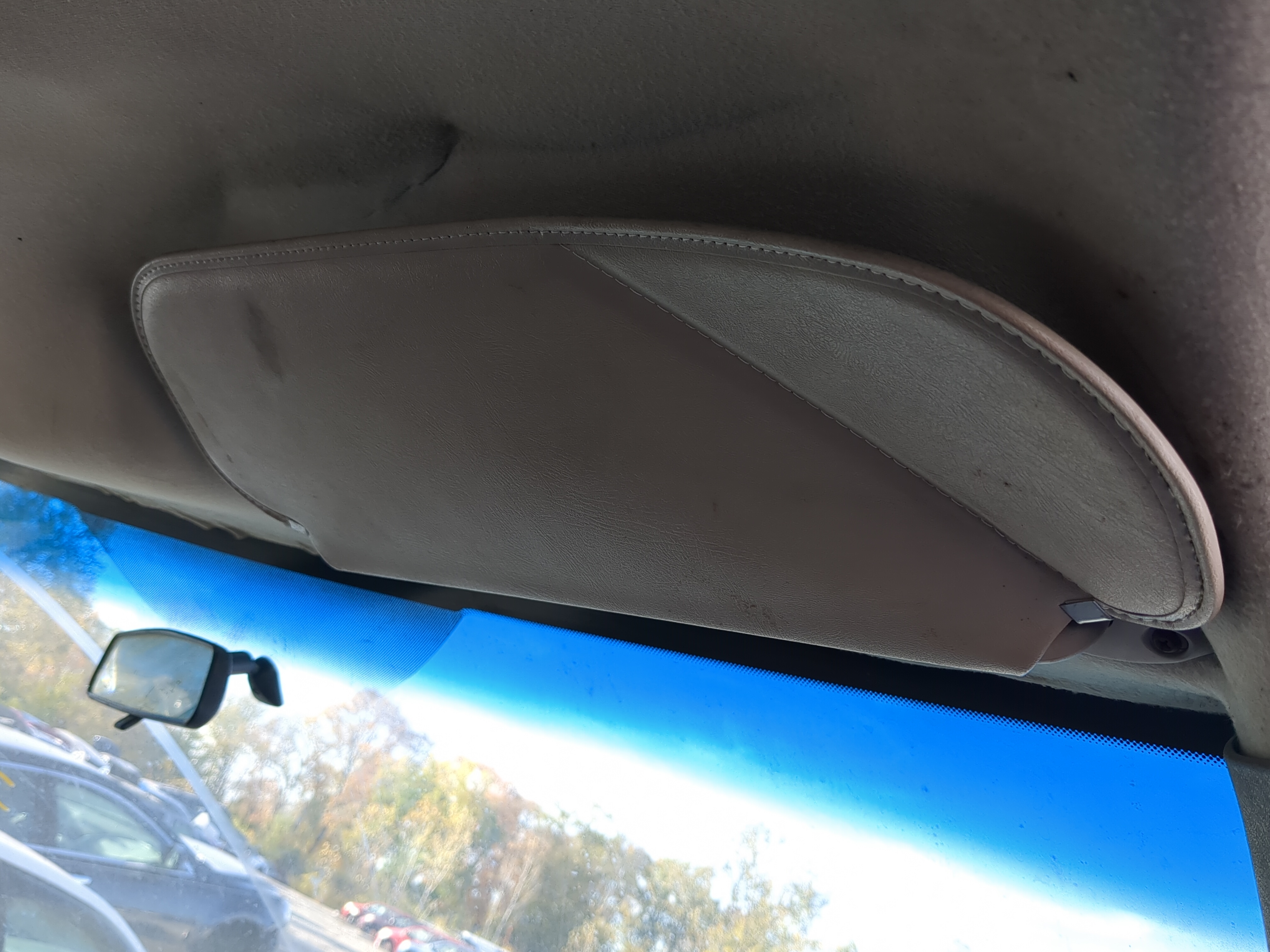2003-2019 Gmc Savana 2500 Passenger Sun Visor Mirror Right Sunvisor 1105916 - Oemusedautoparts1.com