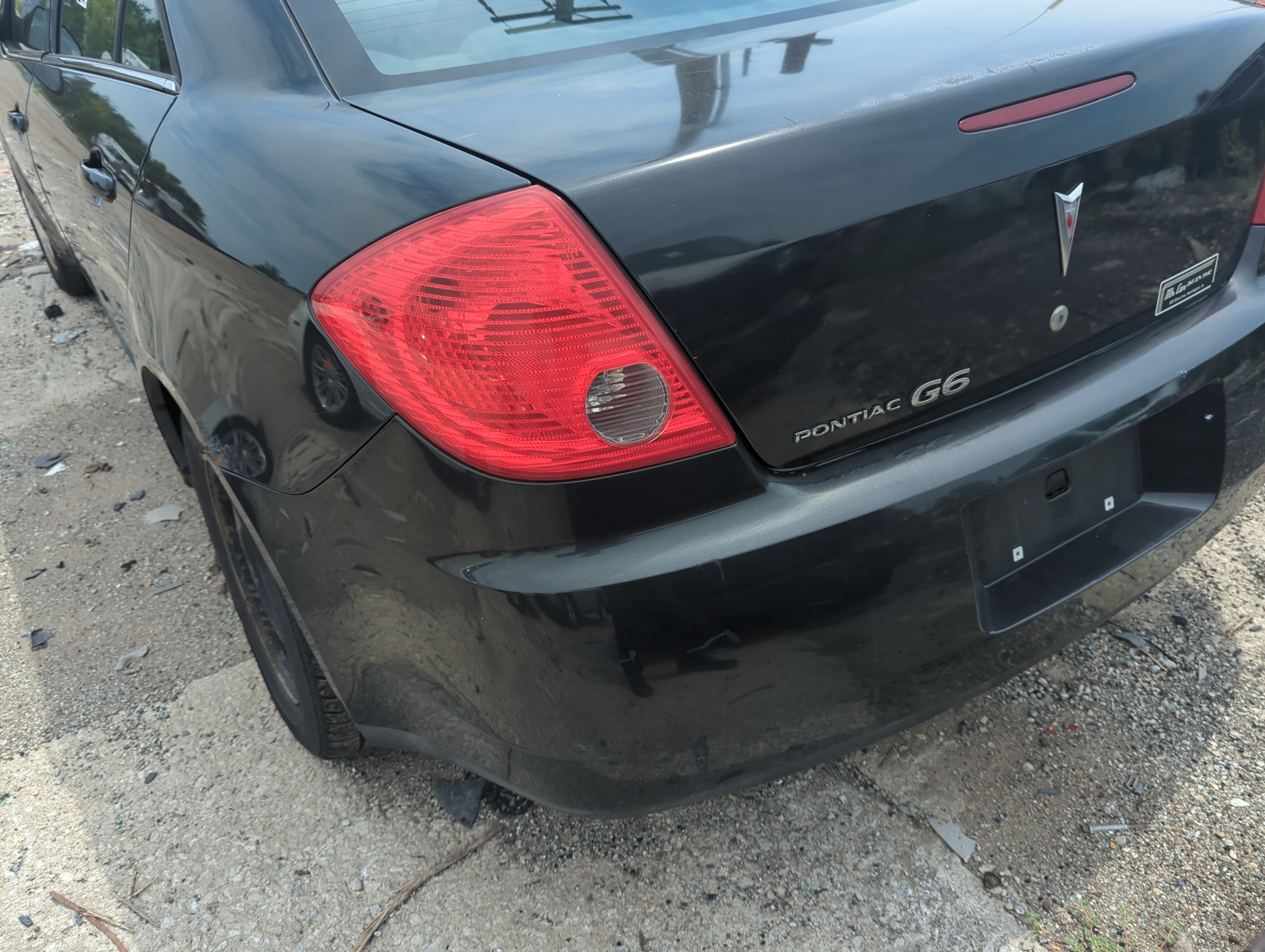 Picture of 2008-2009 Pontiac G6 Rear Bumper Assembly Oem 1106115