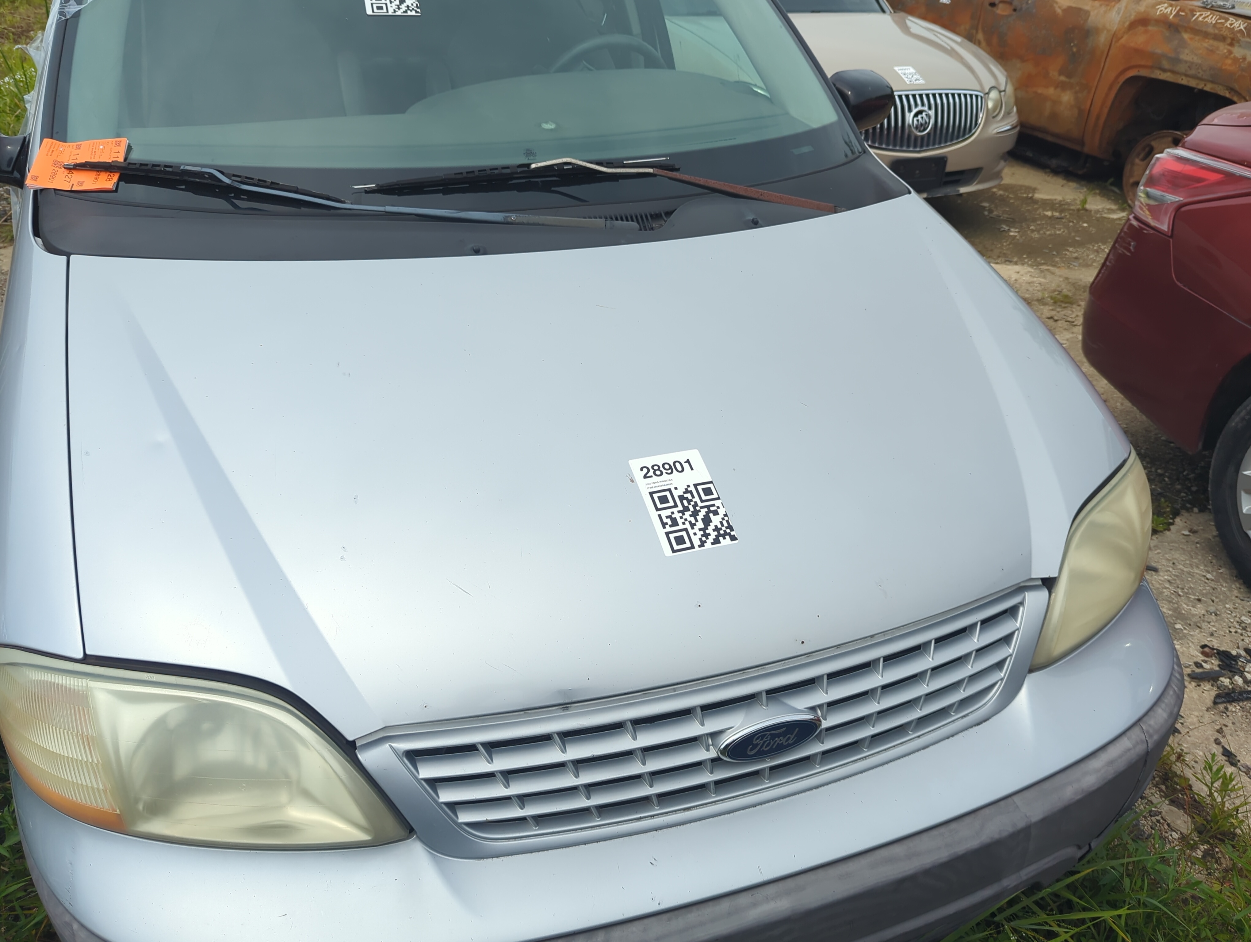 1999-2003 Ford Windstar Hood Oem 1106250 - Oemusedautoparts1.com