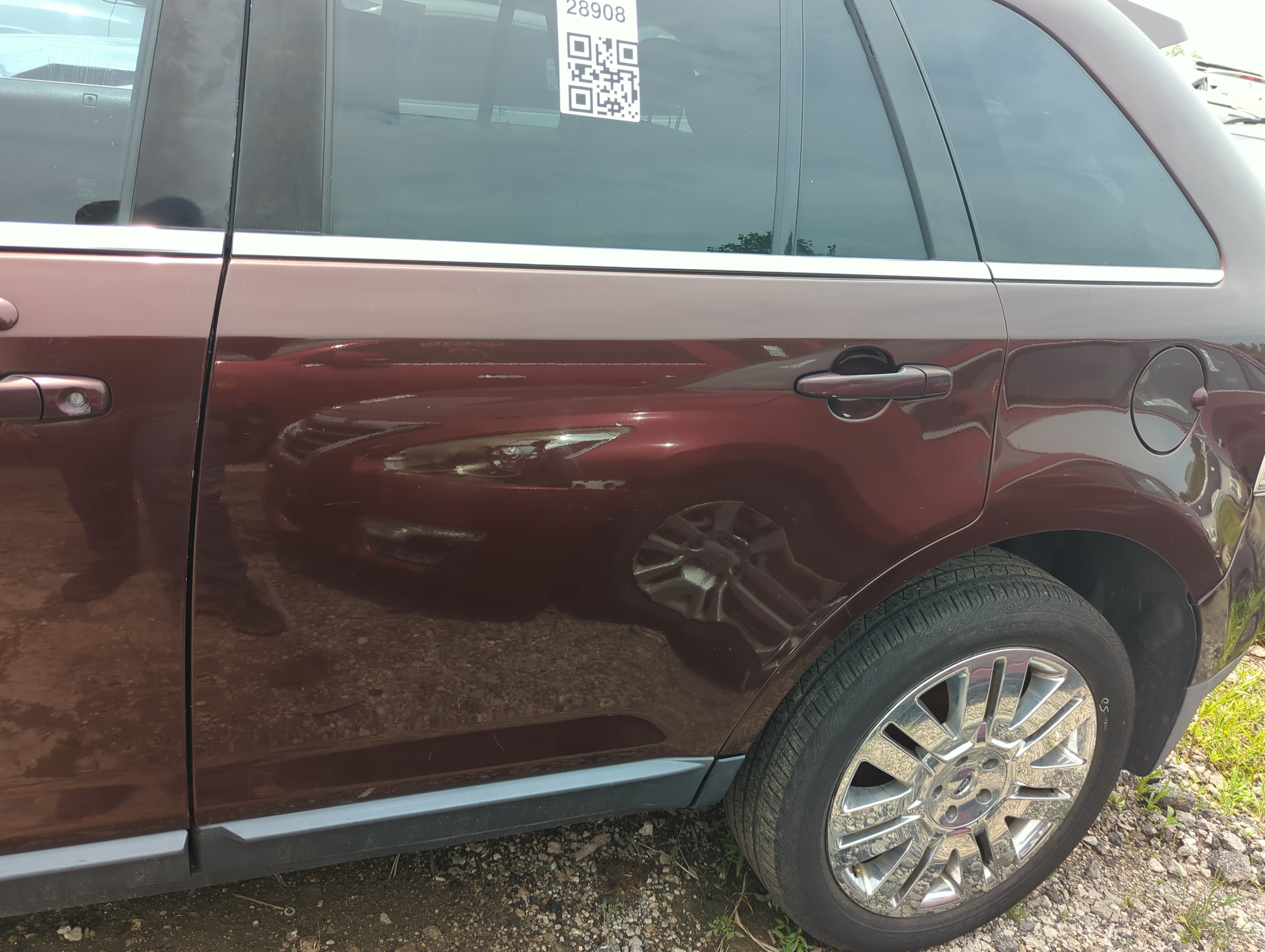 Picture of 2007-2010 Ford Edge Driver Rear Door Oem 1106380
