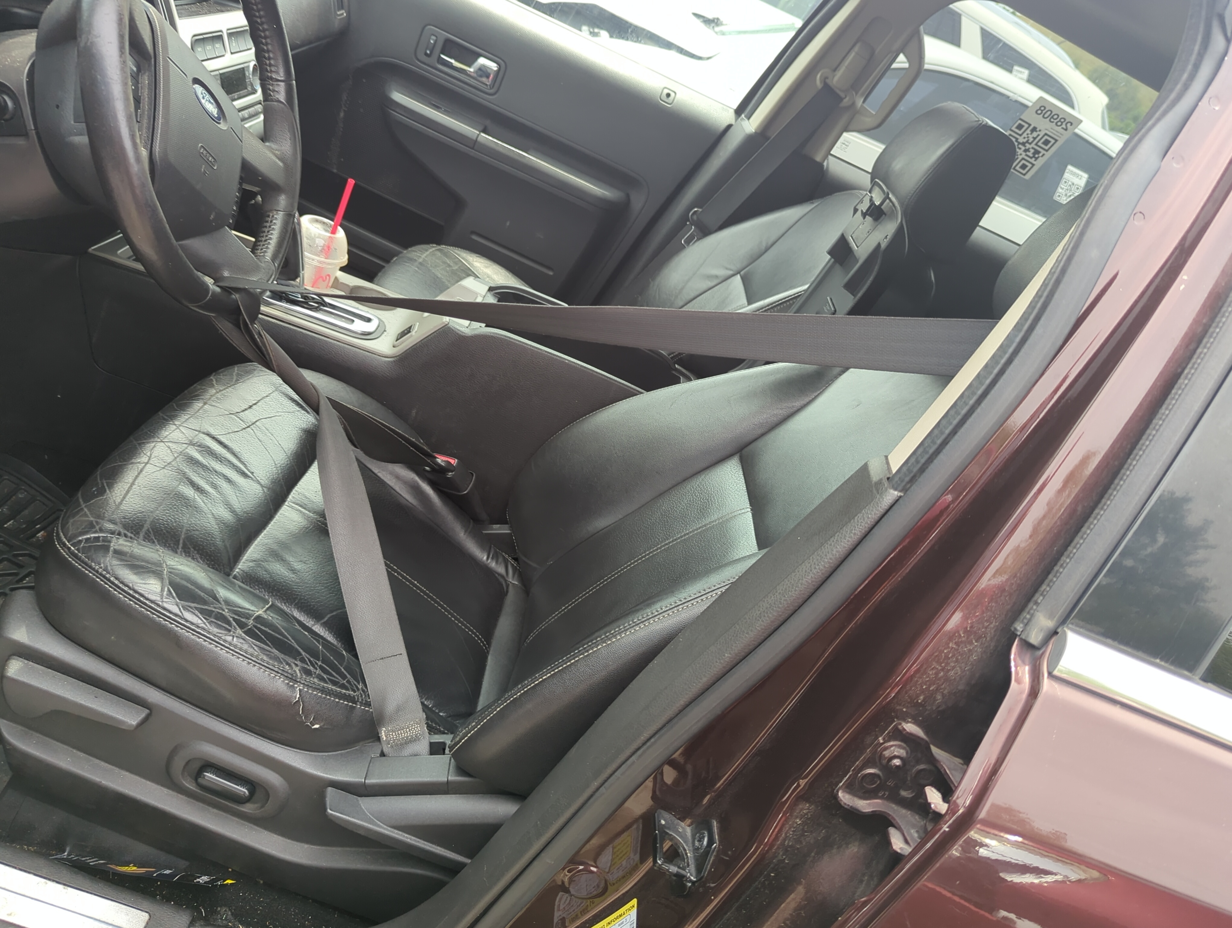 2008-2010 Ford Edge Driver Front Seat Oem Black 1106386 - Oemusedautoparts1.com