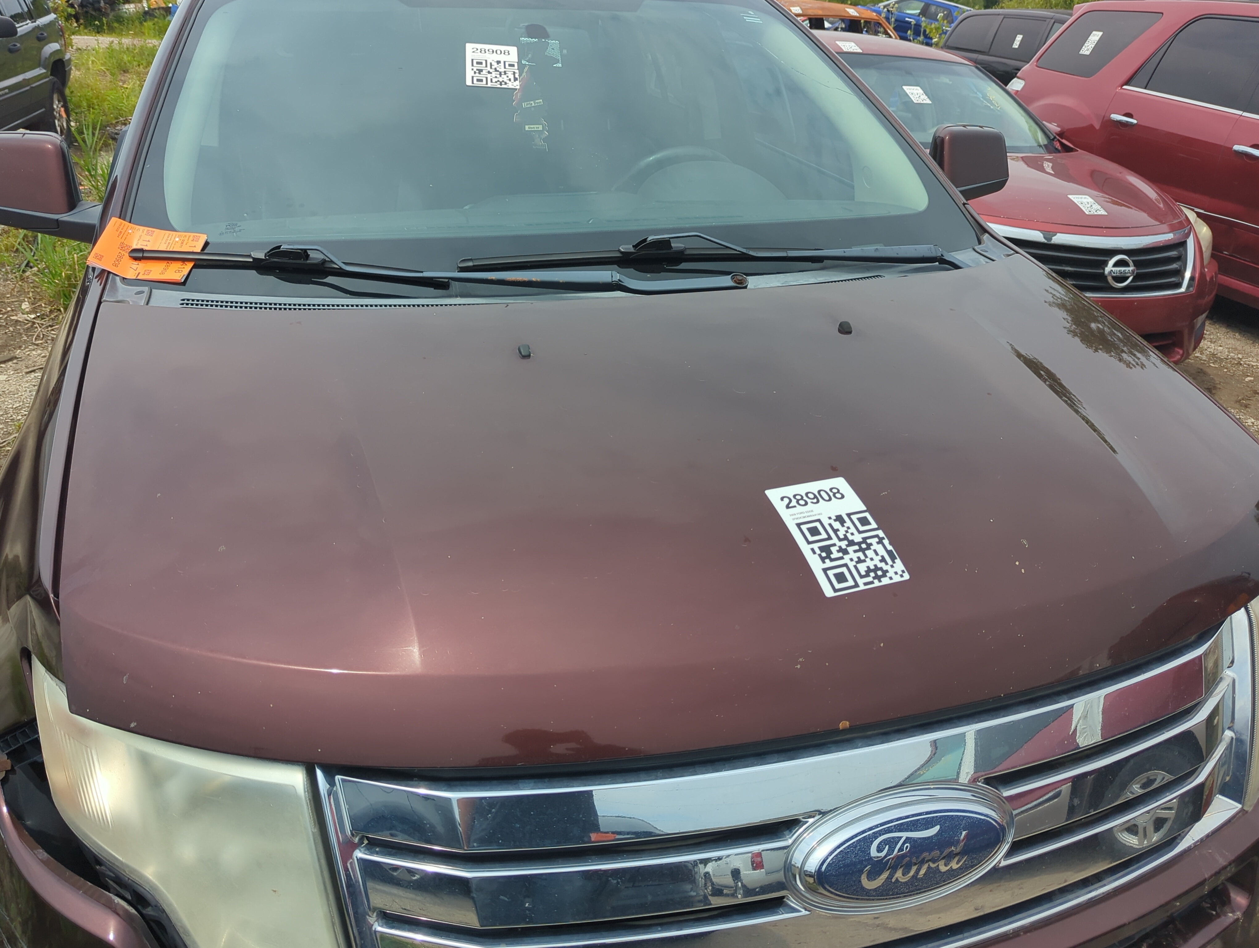 2007-2010 Ford Edge Hood Oem 1106416 - Oemusedautoparts1.com