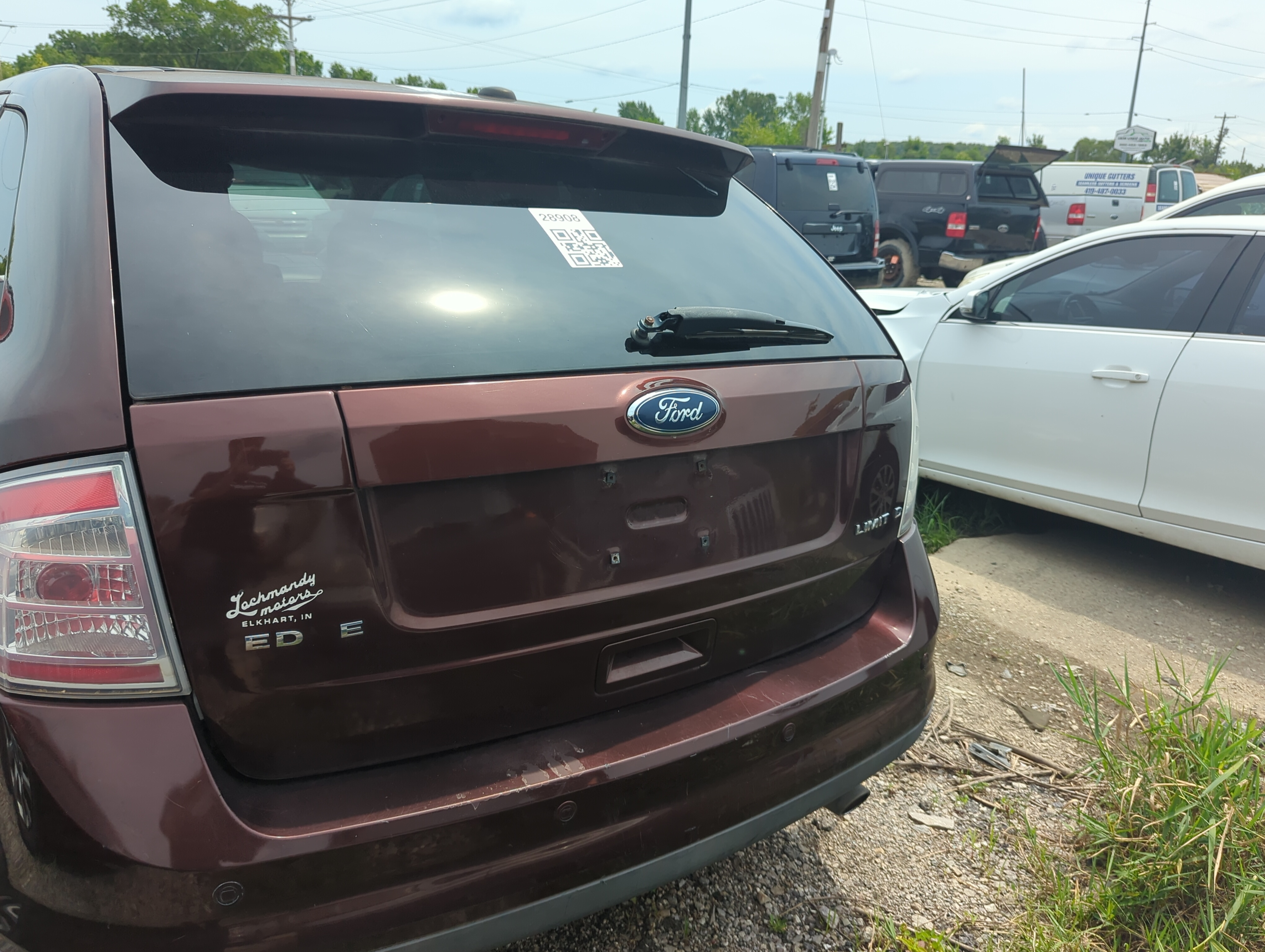 2007-2010 Ford Edge Trunk/decklid/hatch/tailgate Oem 1106490 - Oemusedautoparts1.com