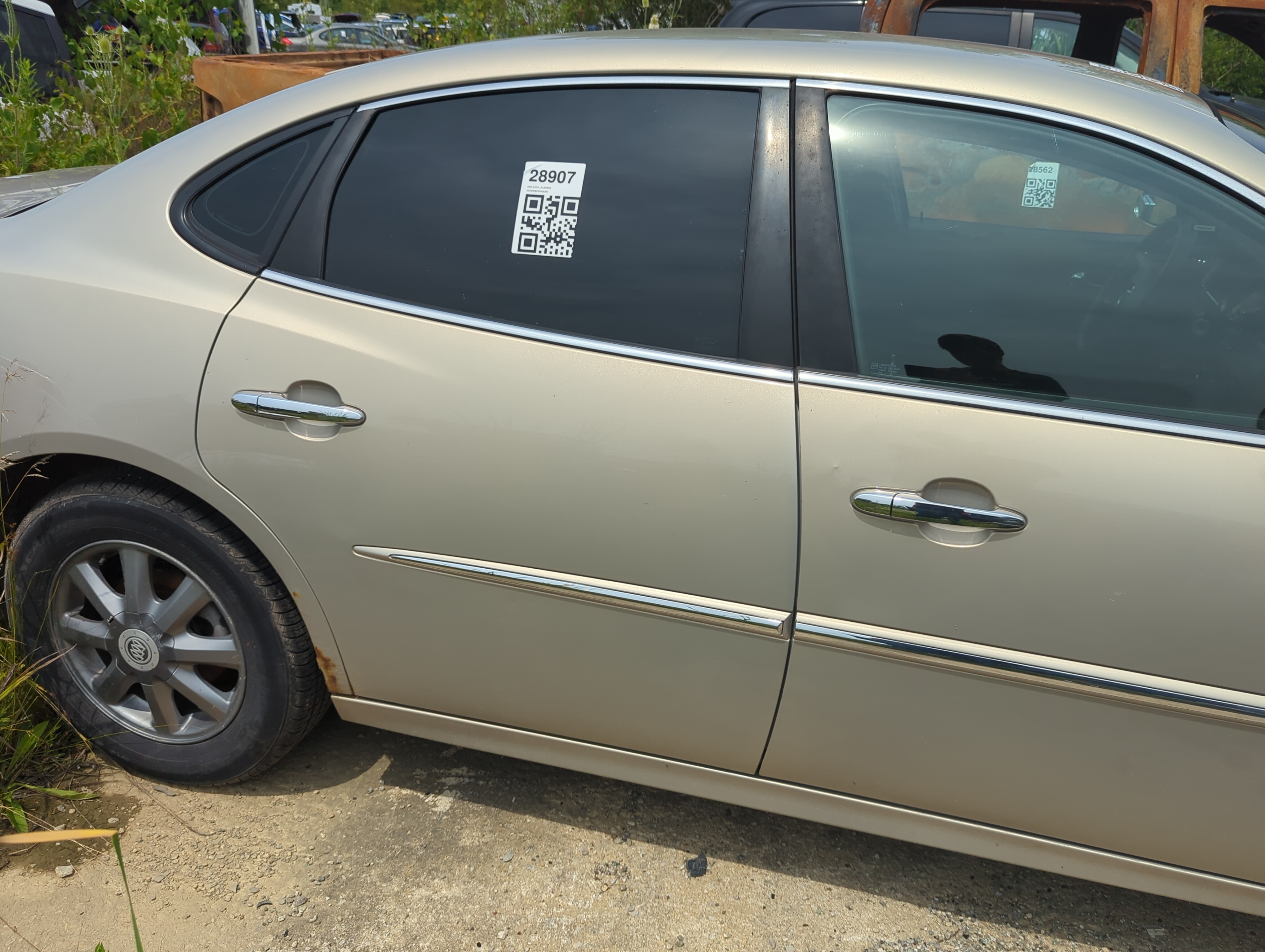 Picture of 2005-2009 Buick Lacrosse Passenger Rear Door Oem 1106937