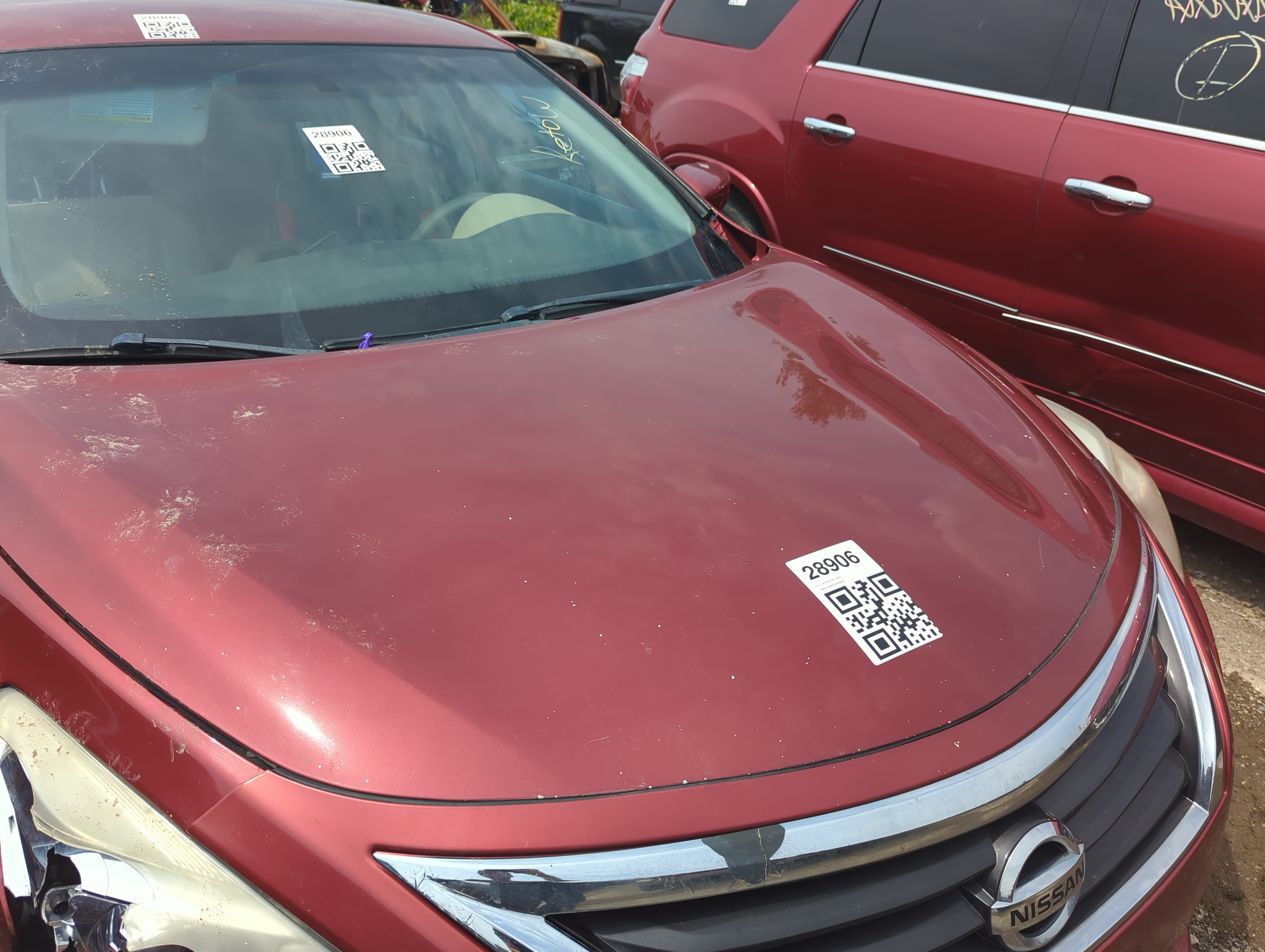 2013-2015 Nissan Altima Hood Oem 1107138 - Oemusedautoparts1.com