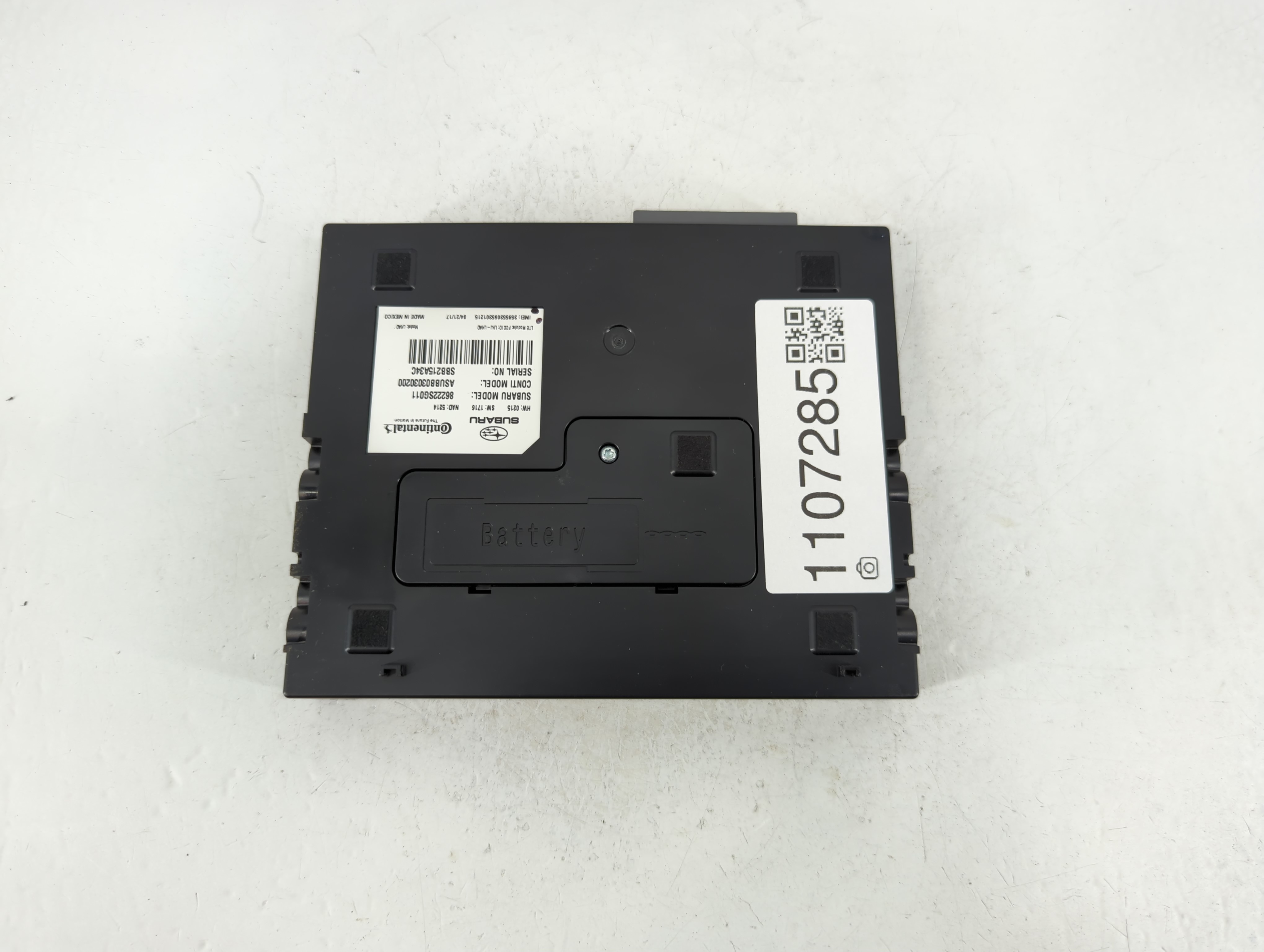Picture of 2015-2016 Subaru Wrx Telematics Control Module 86222sg011 1107285