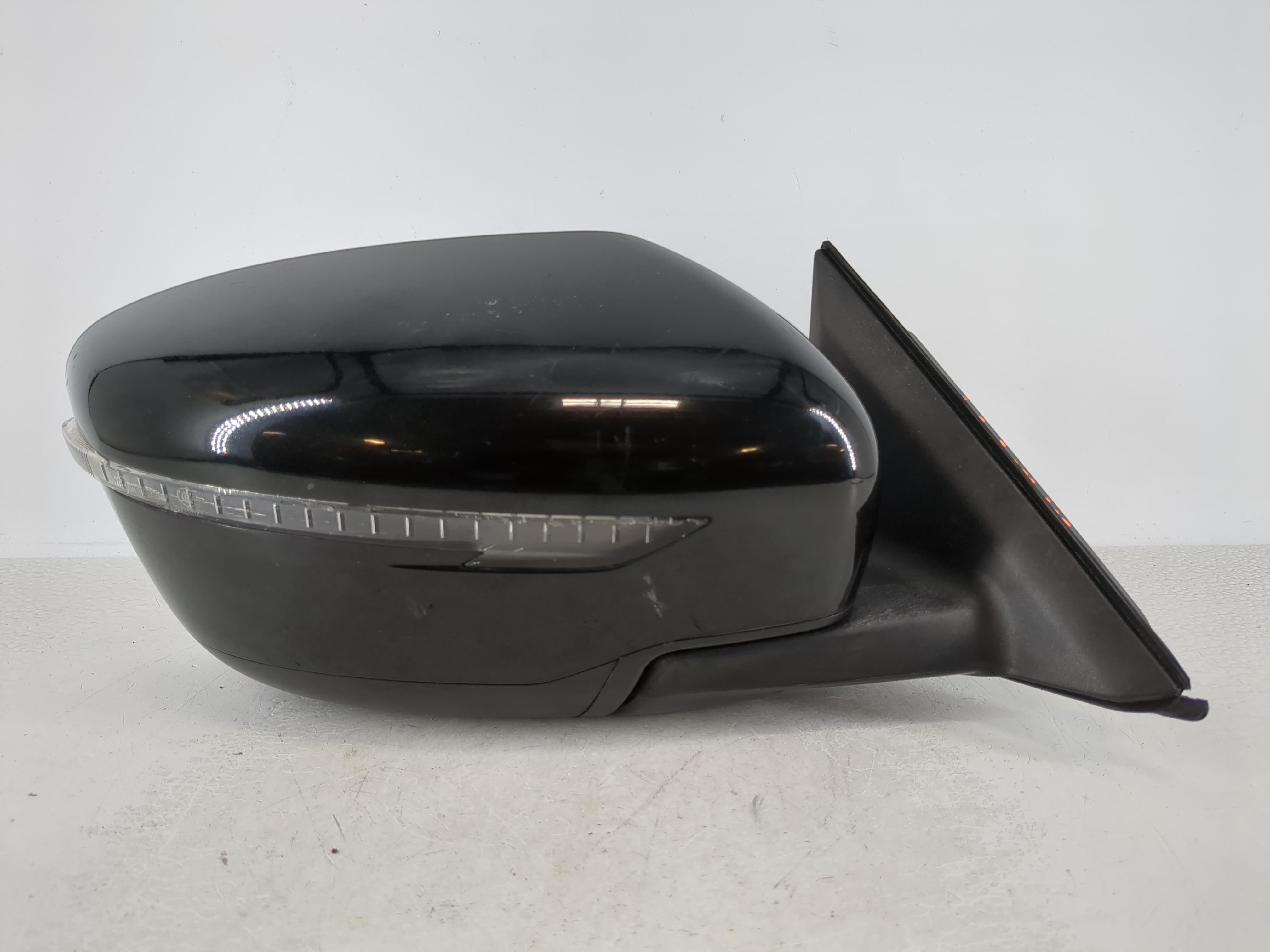 Picture of 2017-2020 Nissan Rogue Driver Left Side View Power Door Mirror Black 1107730