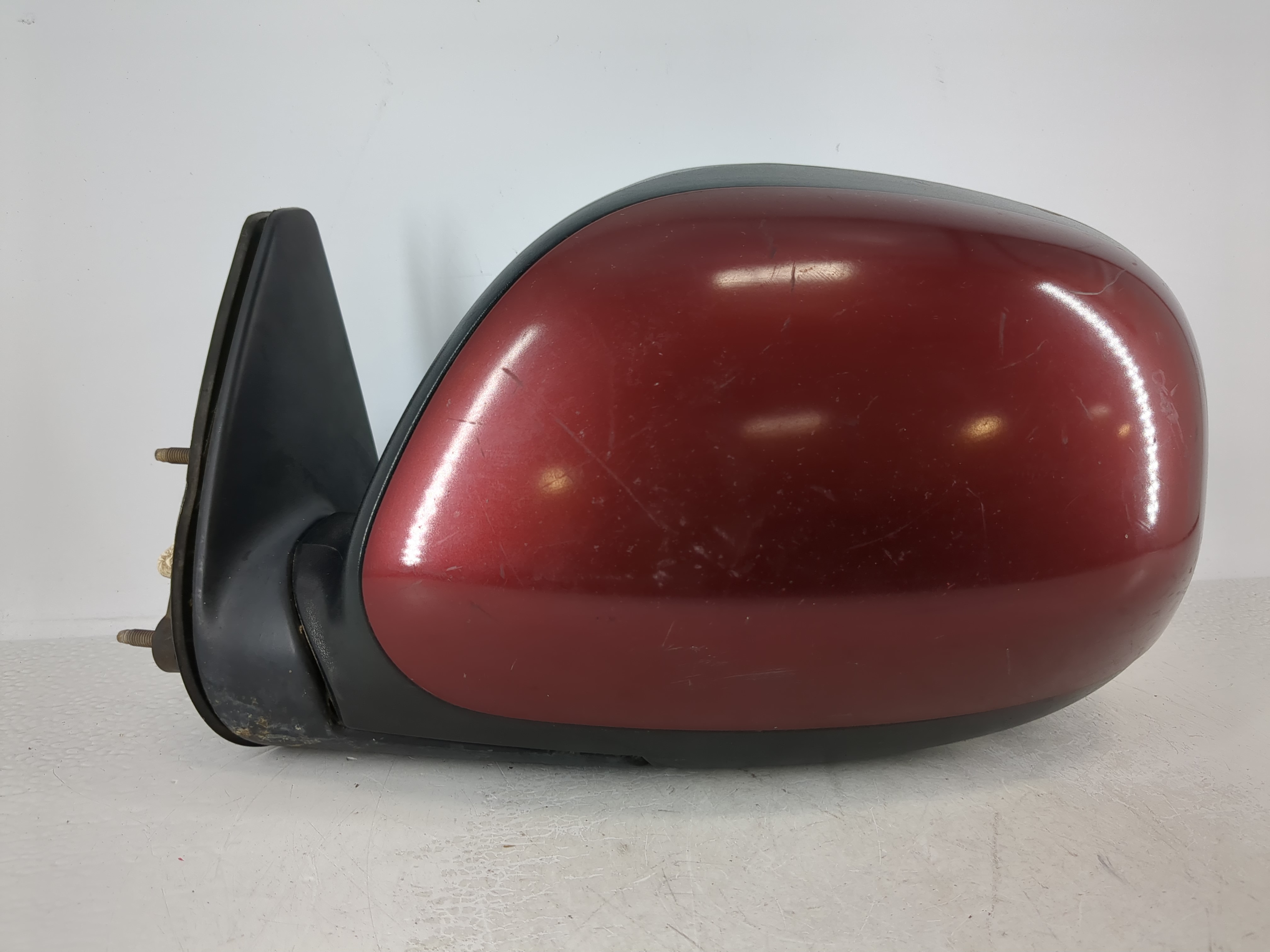 2003-2006 Toyota Tundra Driver Left Side View Power Door Mirror Red 1107734 - Oemusedautoparts1.com