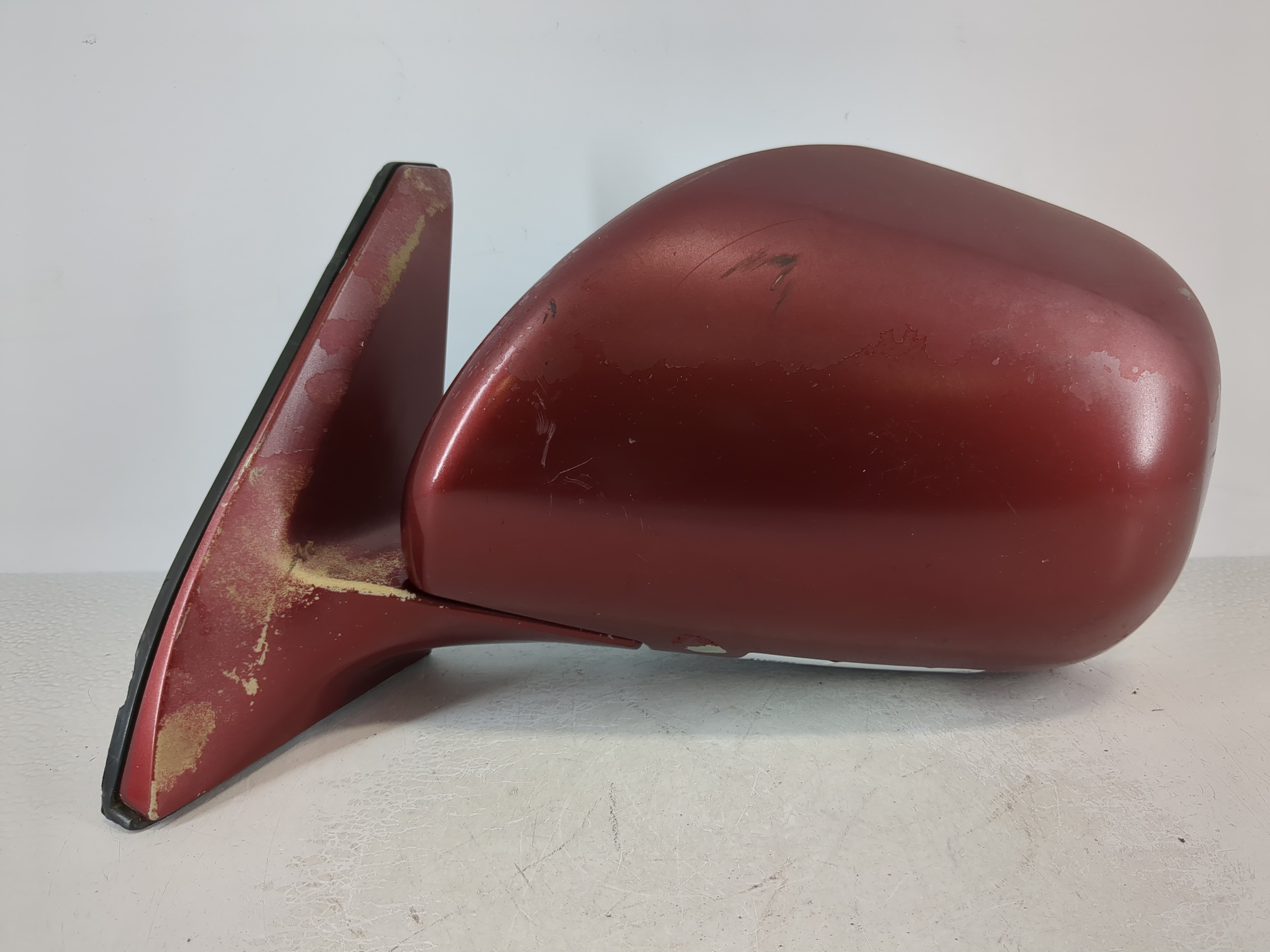 2003-2009 Toyota 4runner Driver Left Side View Power Door Mirror Red 1107915 - Oemusedautoparts1.com