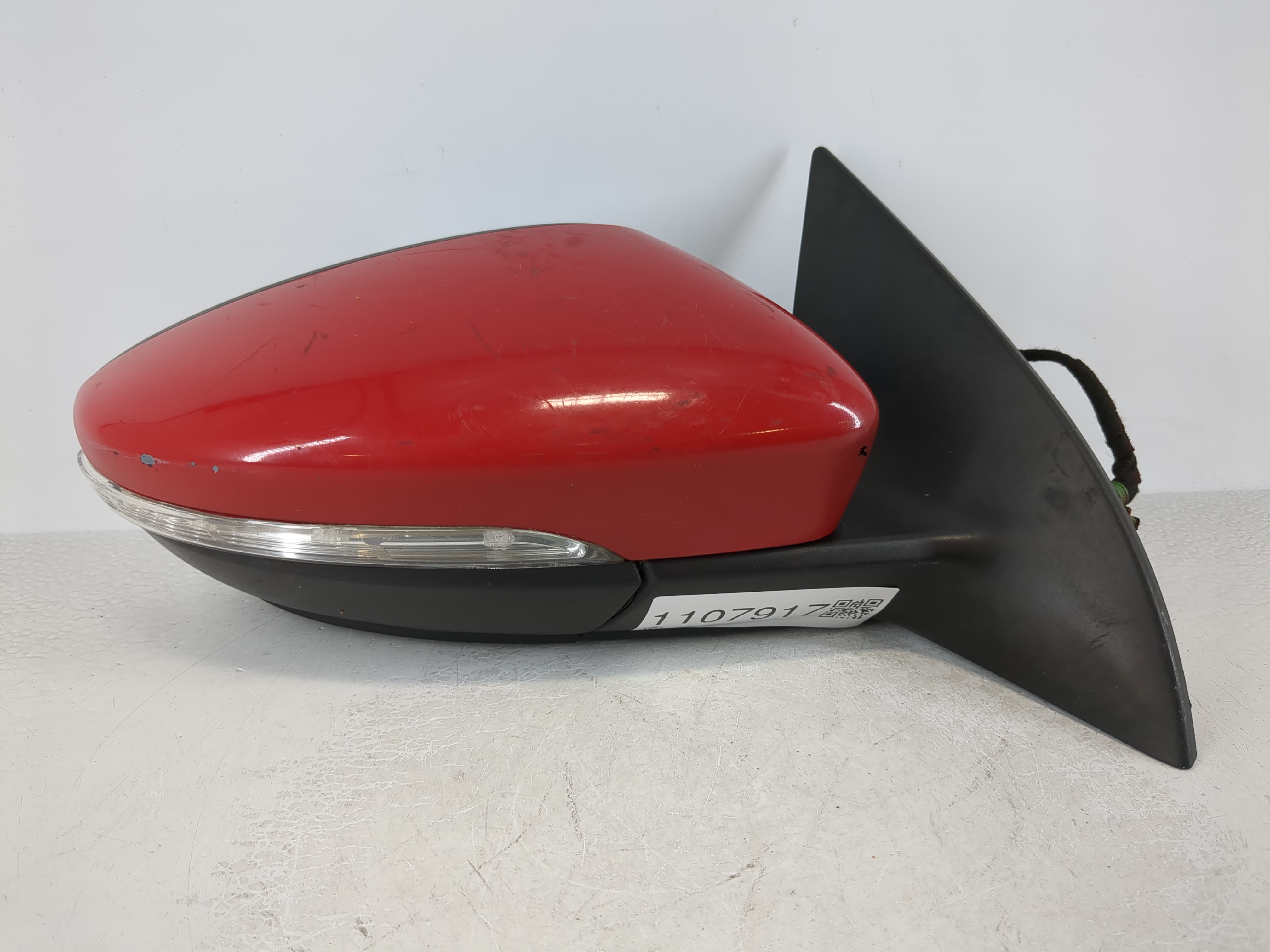 2009-2012 Volkswagen Cc Driver Left Side View Power Door Mirror Red 1107917 - Oemusedautoparts1.com