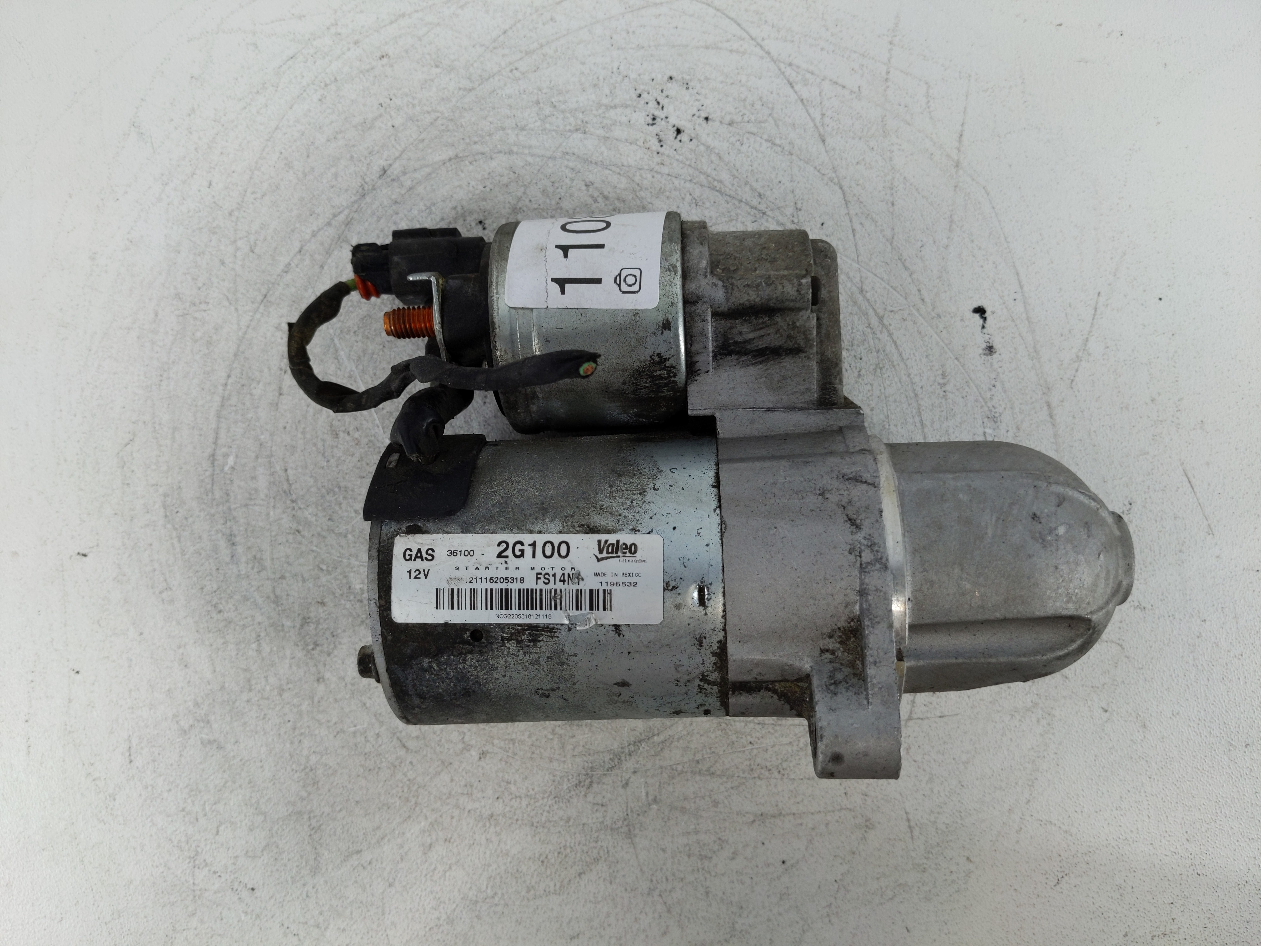 2008-2014 Hyundai Sonata Car Starter Motor Solenoid Oem 1108175 - Oemusedautoparts1.com