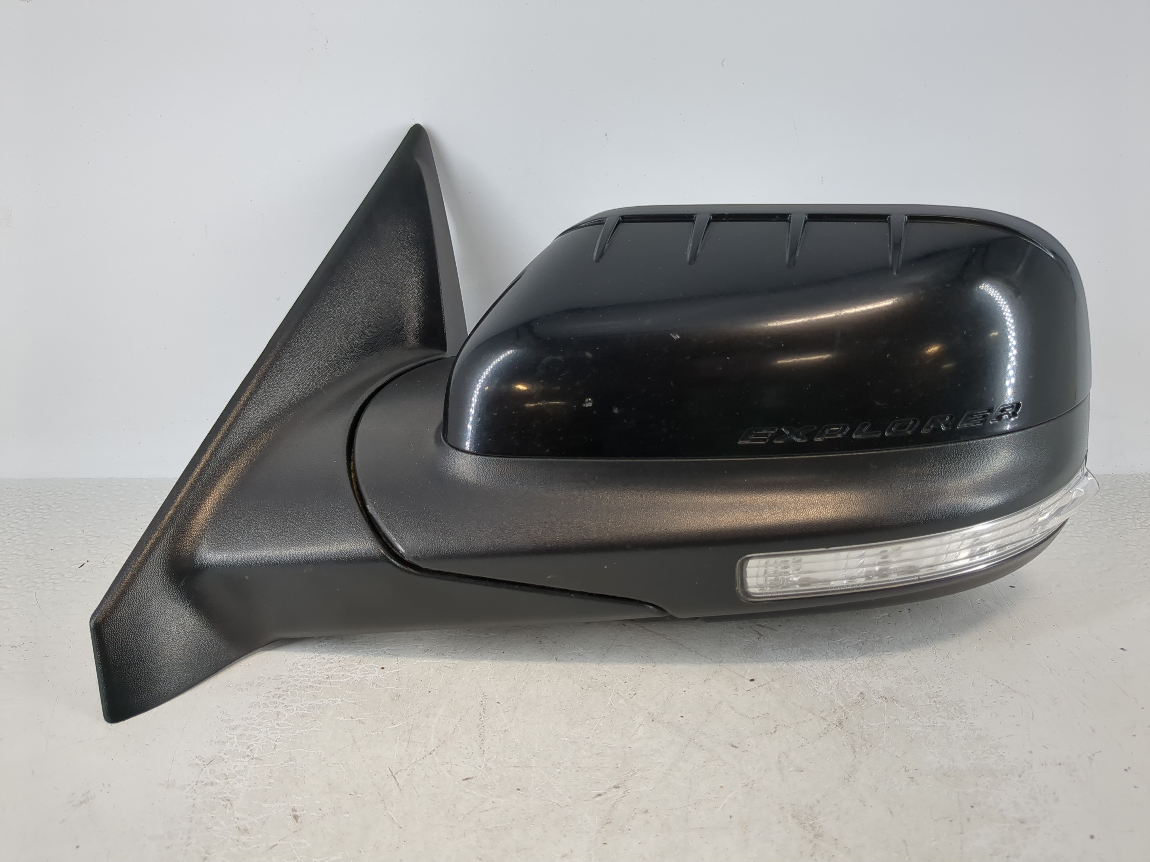 Picture of 2011-2015 Ford Explorer Driver Left Side View Power Door Mirror Black 1108251