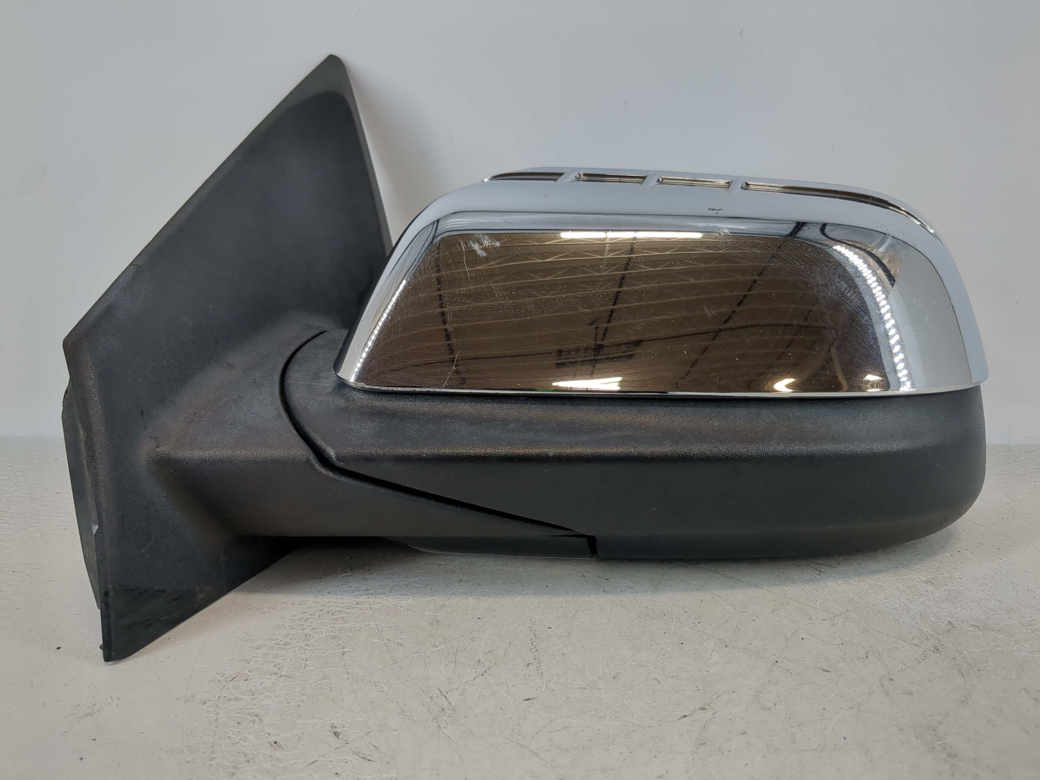 Picture of 2011-2014 Ford Edge Driver Left Side View Power Door Mirror Chrome 1108299