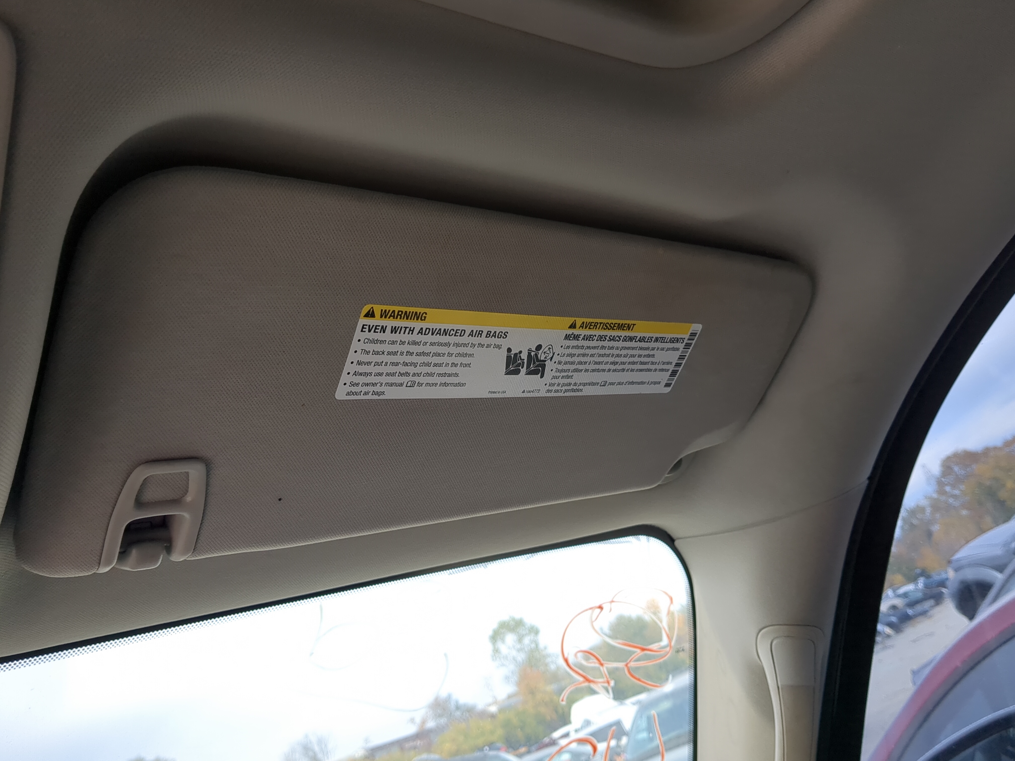 Chevrolet Suburban Passenger Sun Visor Mirror Right Sunvisor 1108549 - Oemusedautoparts1.com