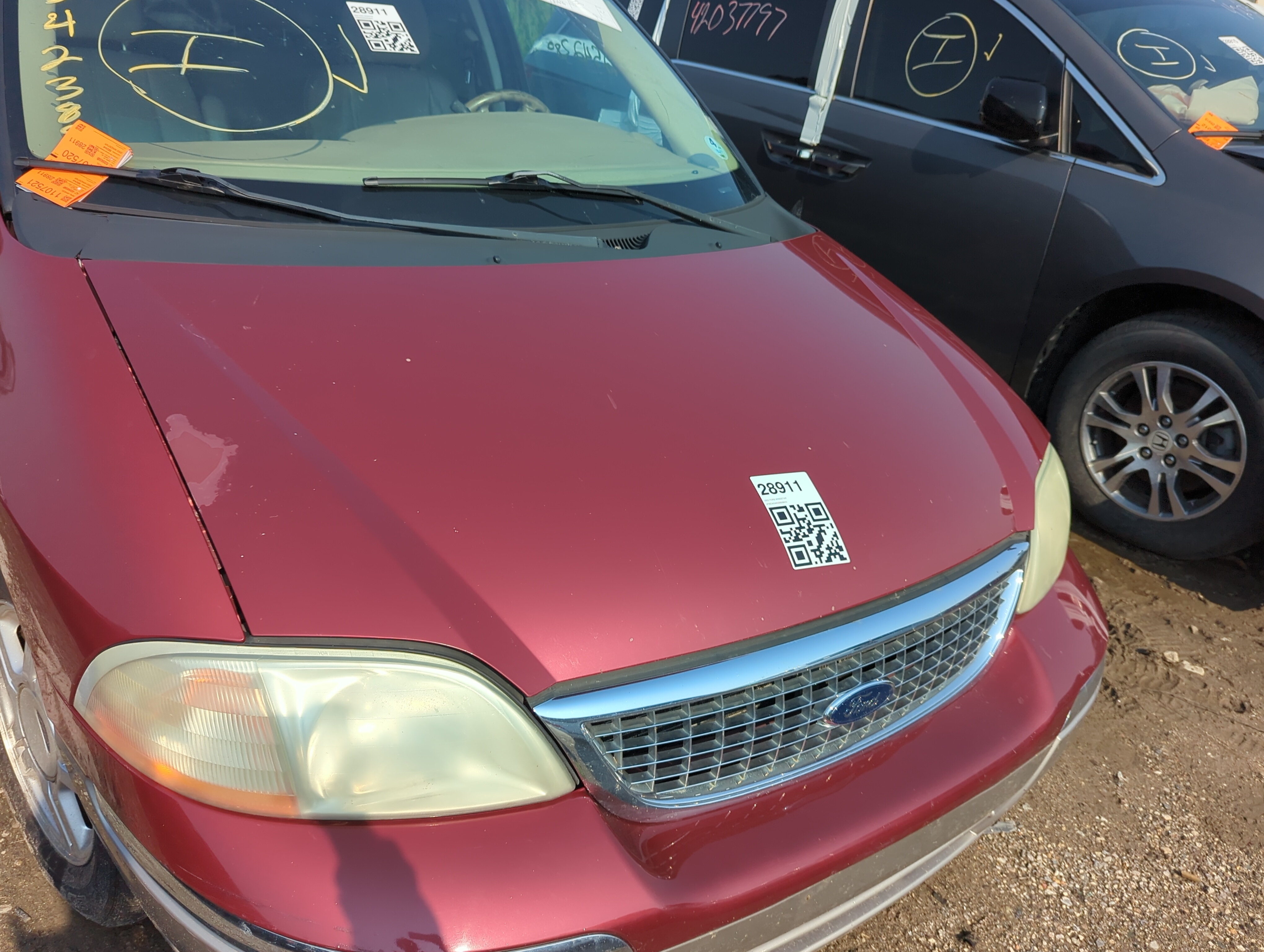 1999-2003 Ford Windstar Hood Oem 1109059 - Oemusedautoparts1.com