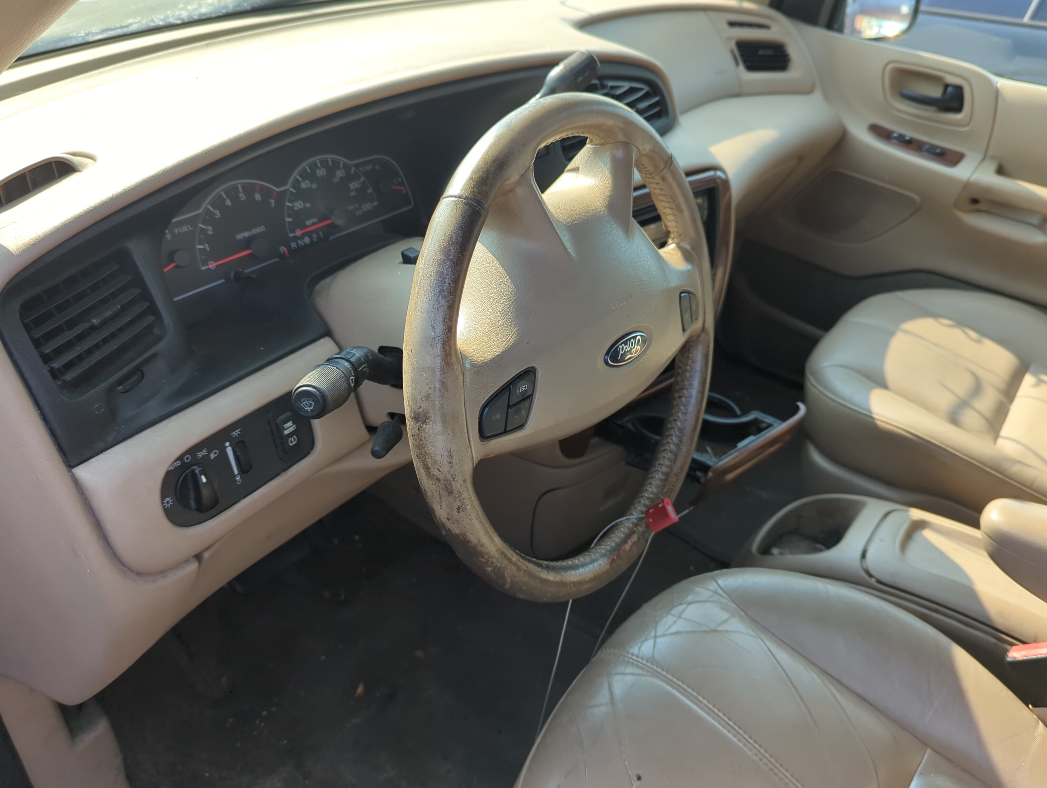 Picture of 2001-2003 Ford Windstar Air Bag Driver Left Steering Wheel Mounted 1109113