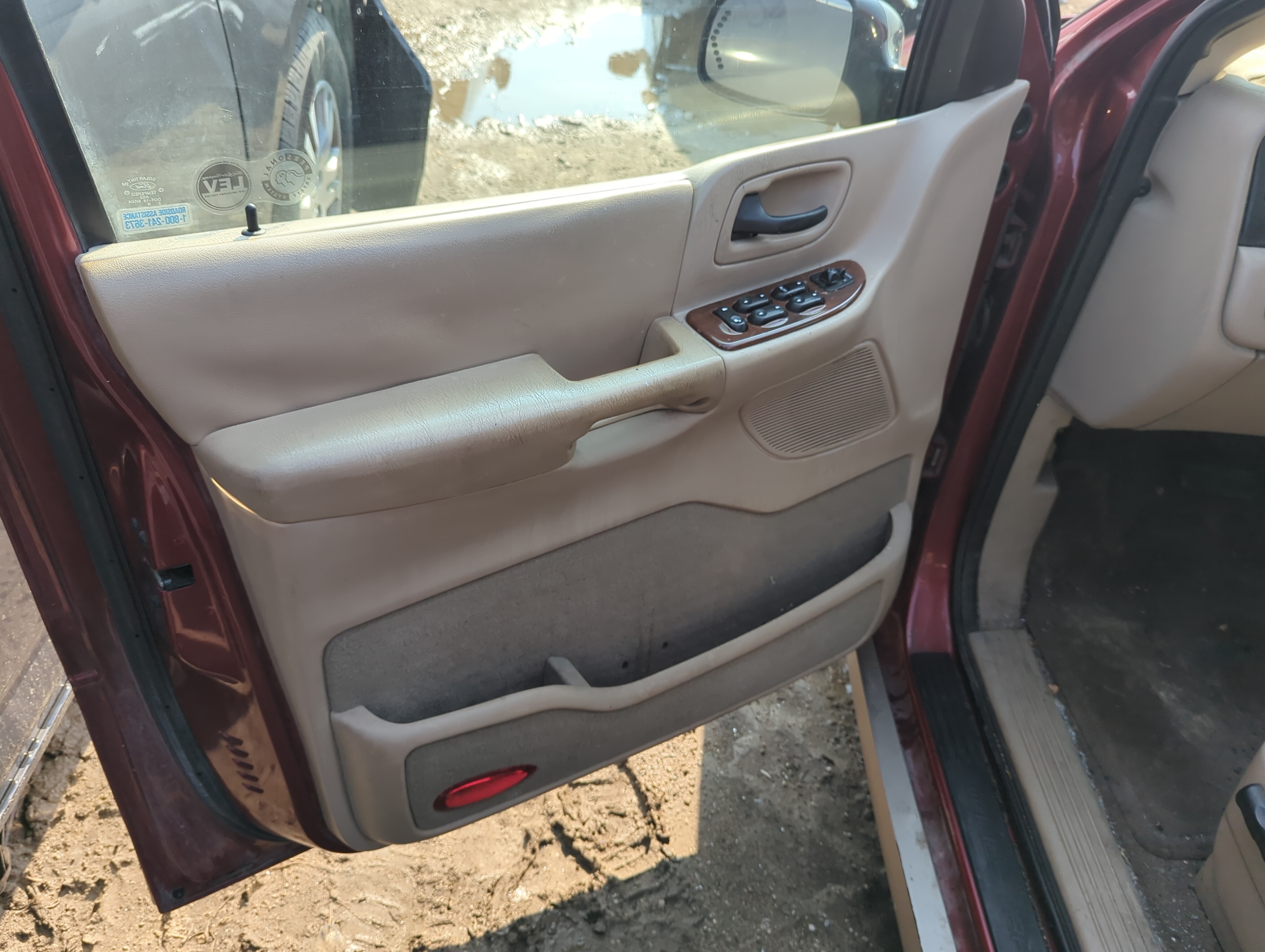 Picture of 2002 Ford Windstar Front Left Driver Interior Door Panel Trim 1109162