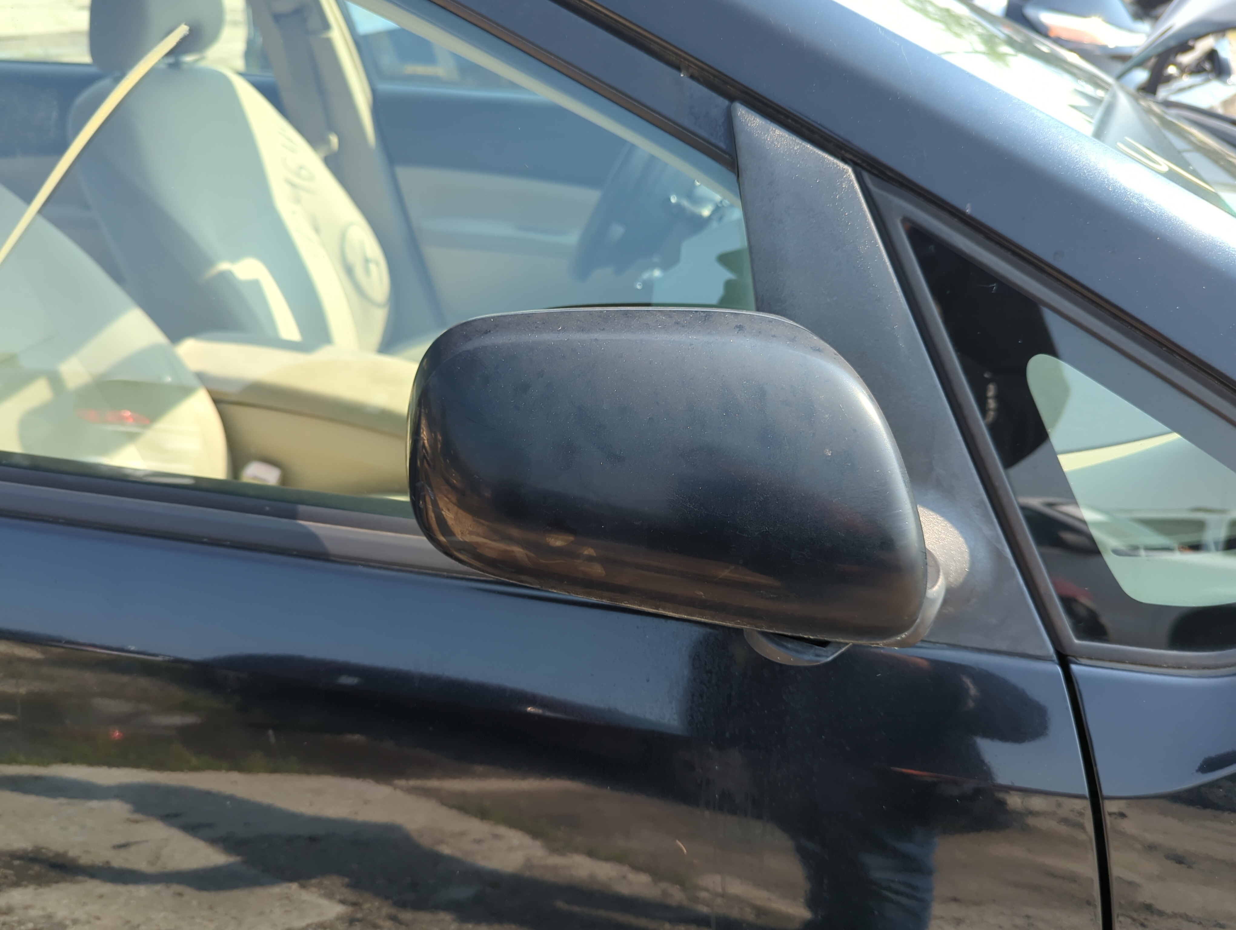 Picture of 2004-2009 Toyota Prius Passenger Right Side View Power Door Mirror Black 1109723