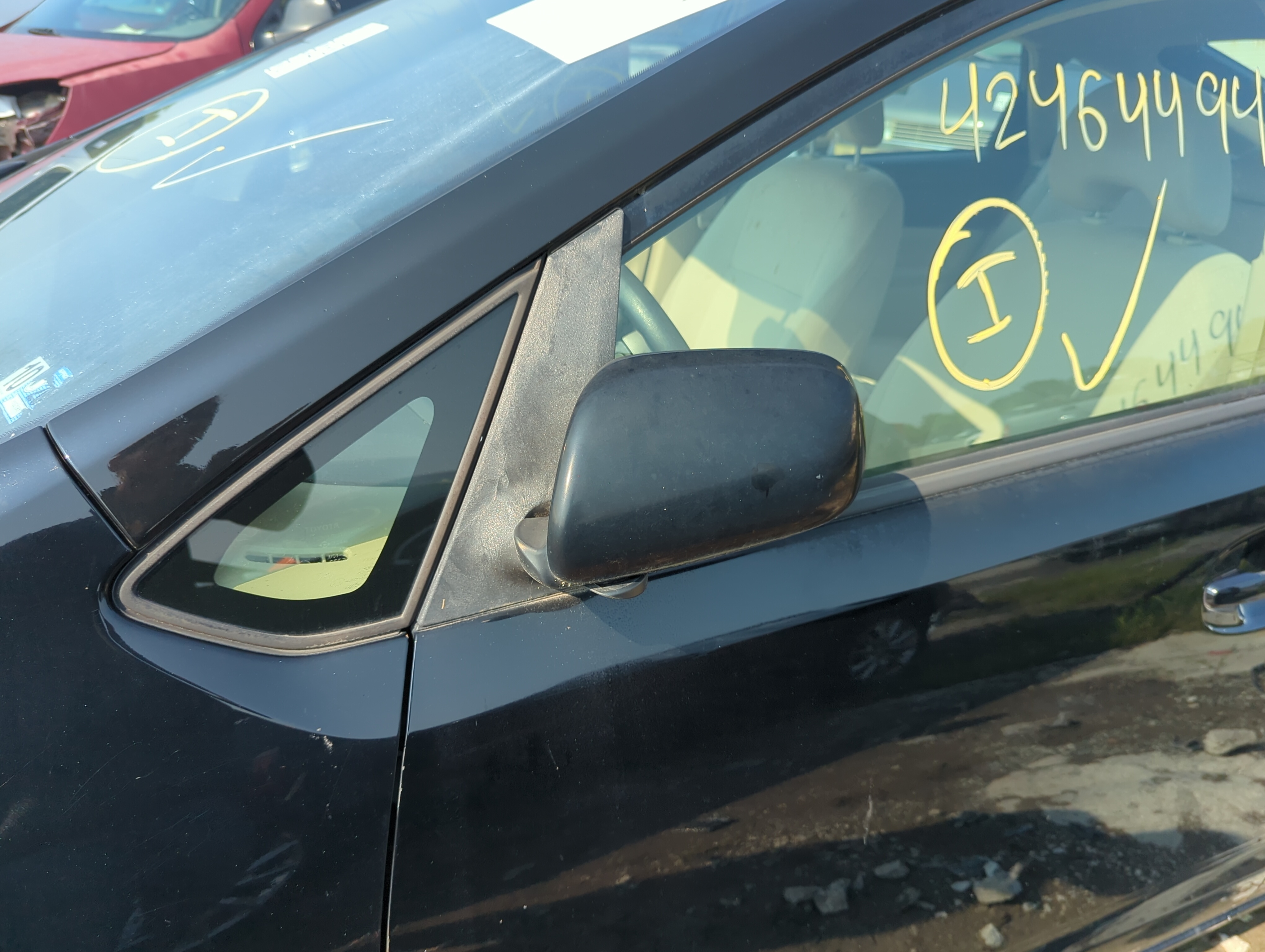 2004-2009 Toyota Prius Driver Left Side View Power Door Mirror Black 1109724 - Oemusedautoparts1.com