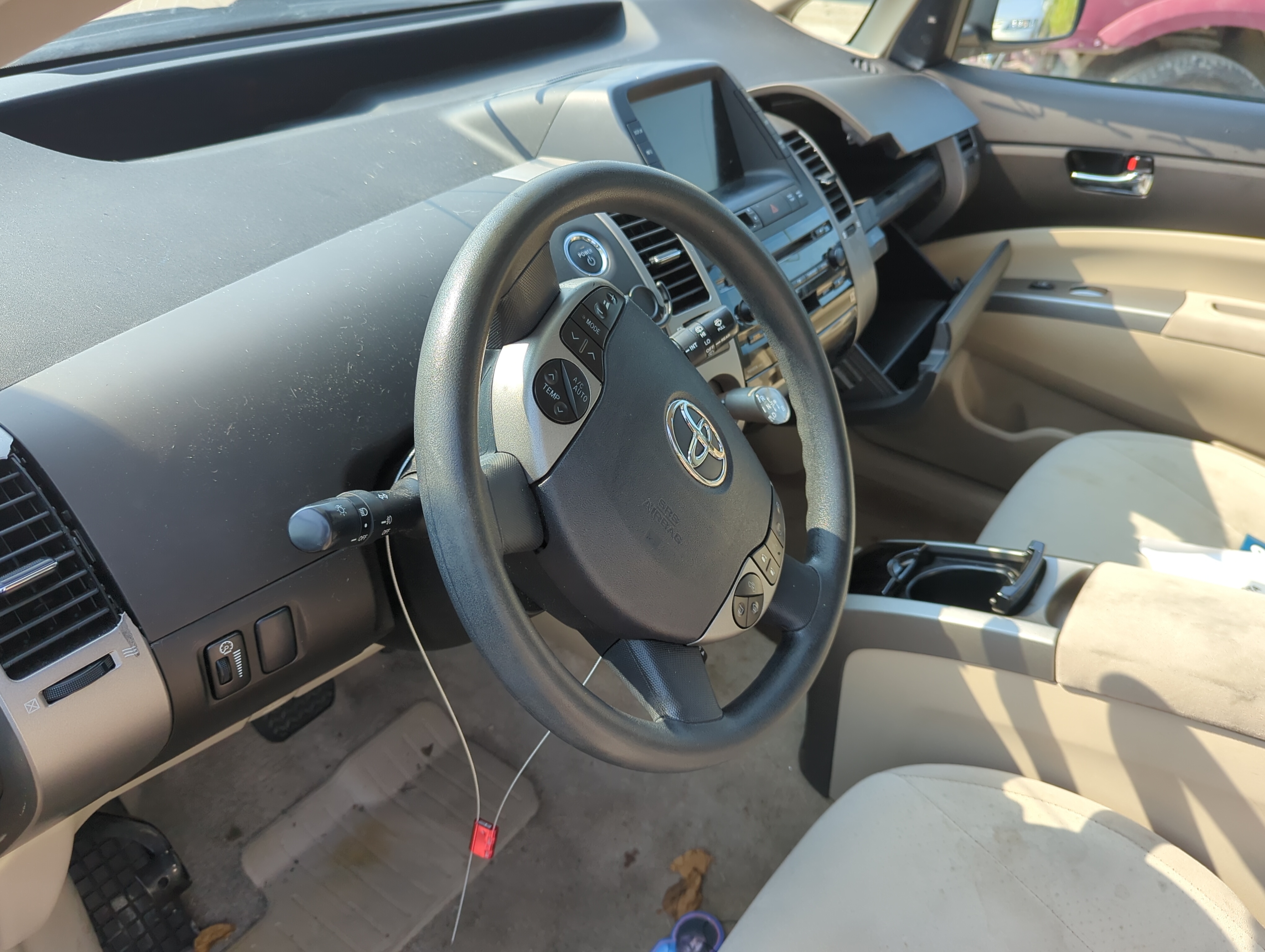 2004-2006 Toyota Prius Air Bag Driver Left Steering Wheel Mounted Black 1109814 - Oemusedautoparts1.com