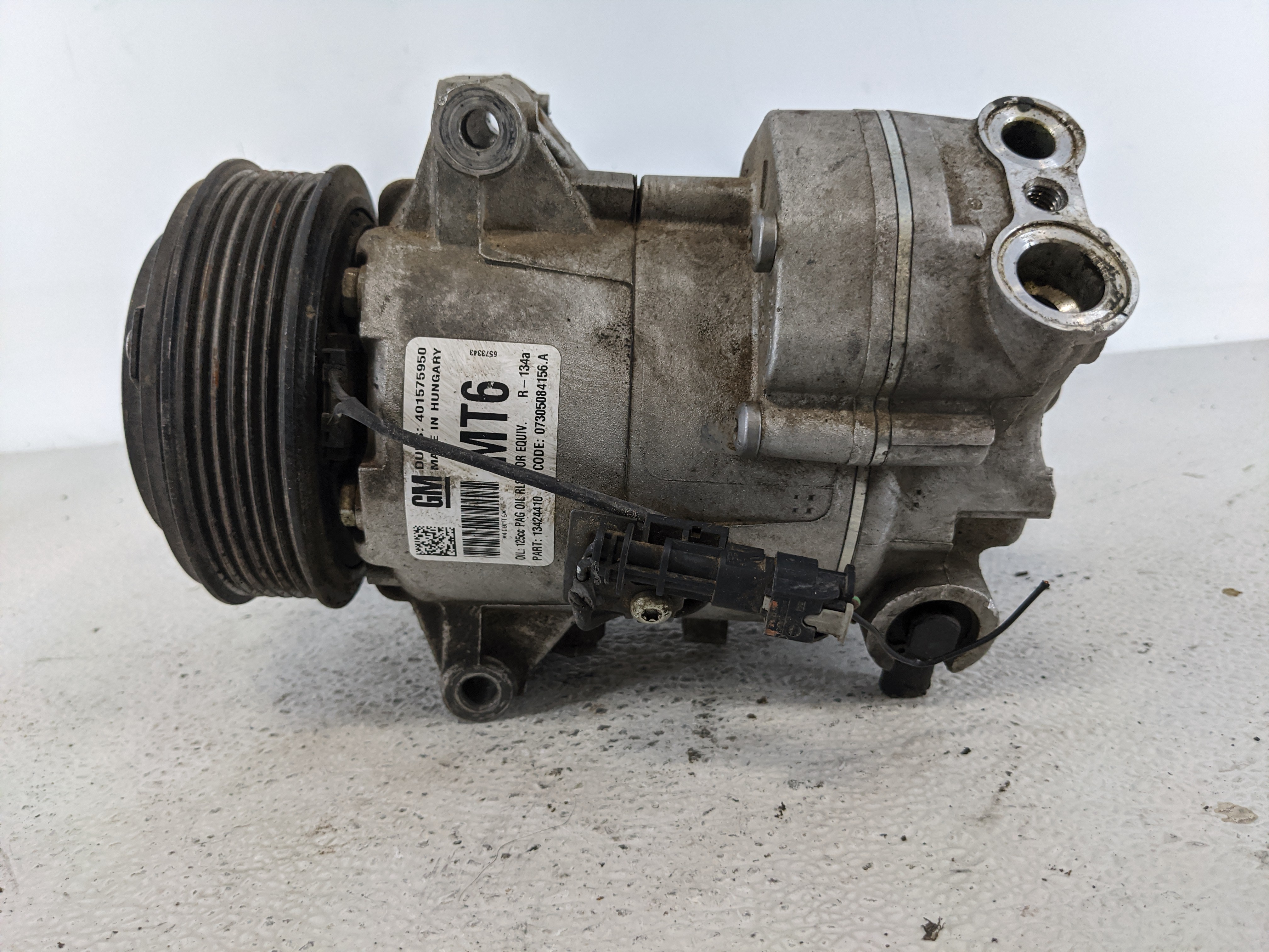 2012-2016 Chevrolet Cruze Air Conditioning A/c Ac Compressor Oem 1110363 - Oemusedautoparts1.com