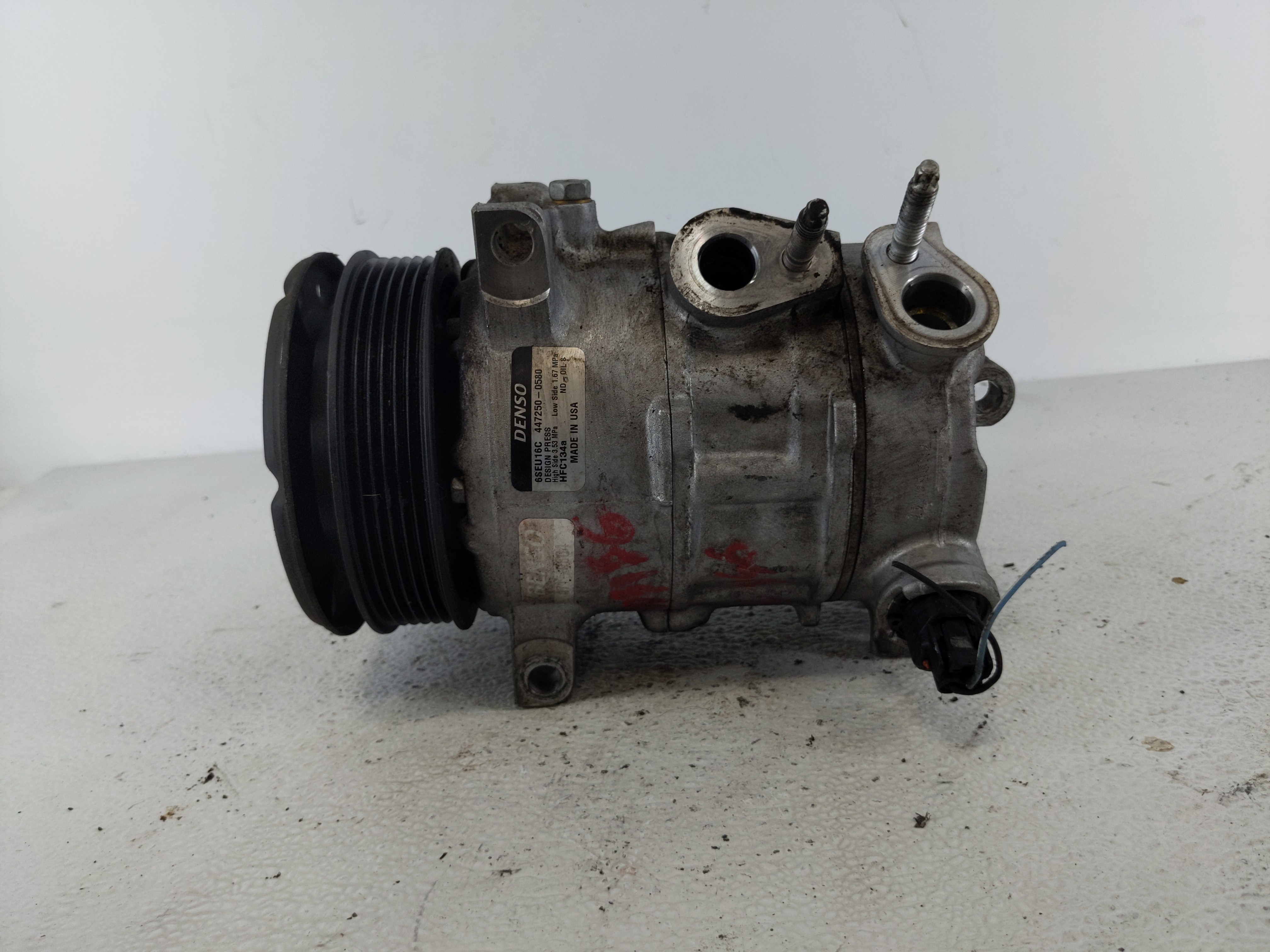 2015-2017 Chrysler 200 Air Conditioning A/c Ac Compressor Oem 1110365 - Oemusedautoparts1.com