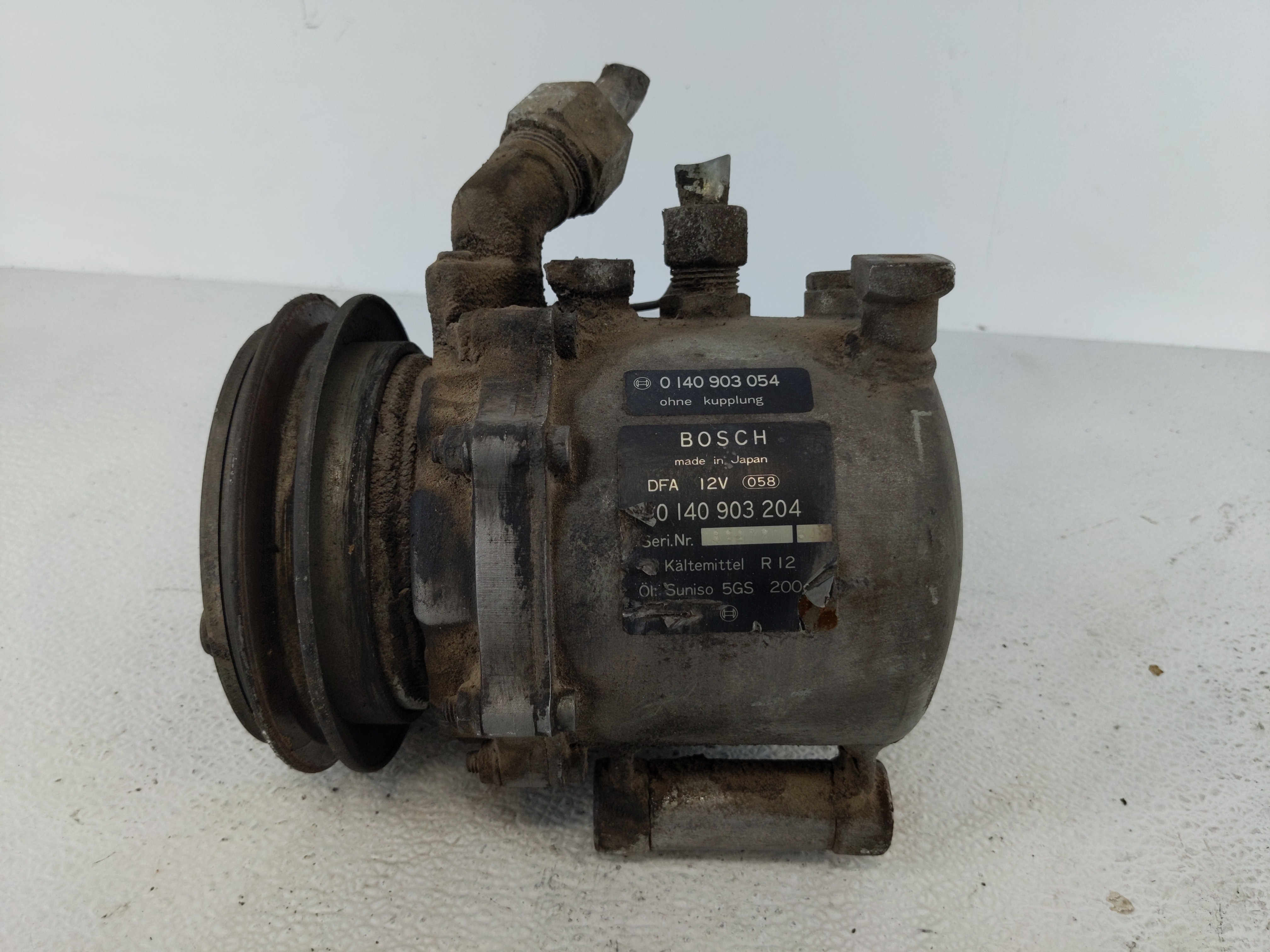 1984 Bmw 318i Air Conditioning A/c Ac Compressor Oem 1110384 - Oemusedautoparts1.com