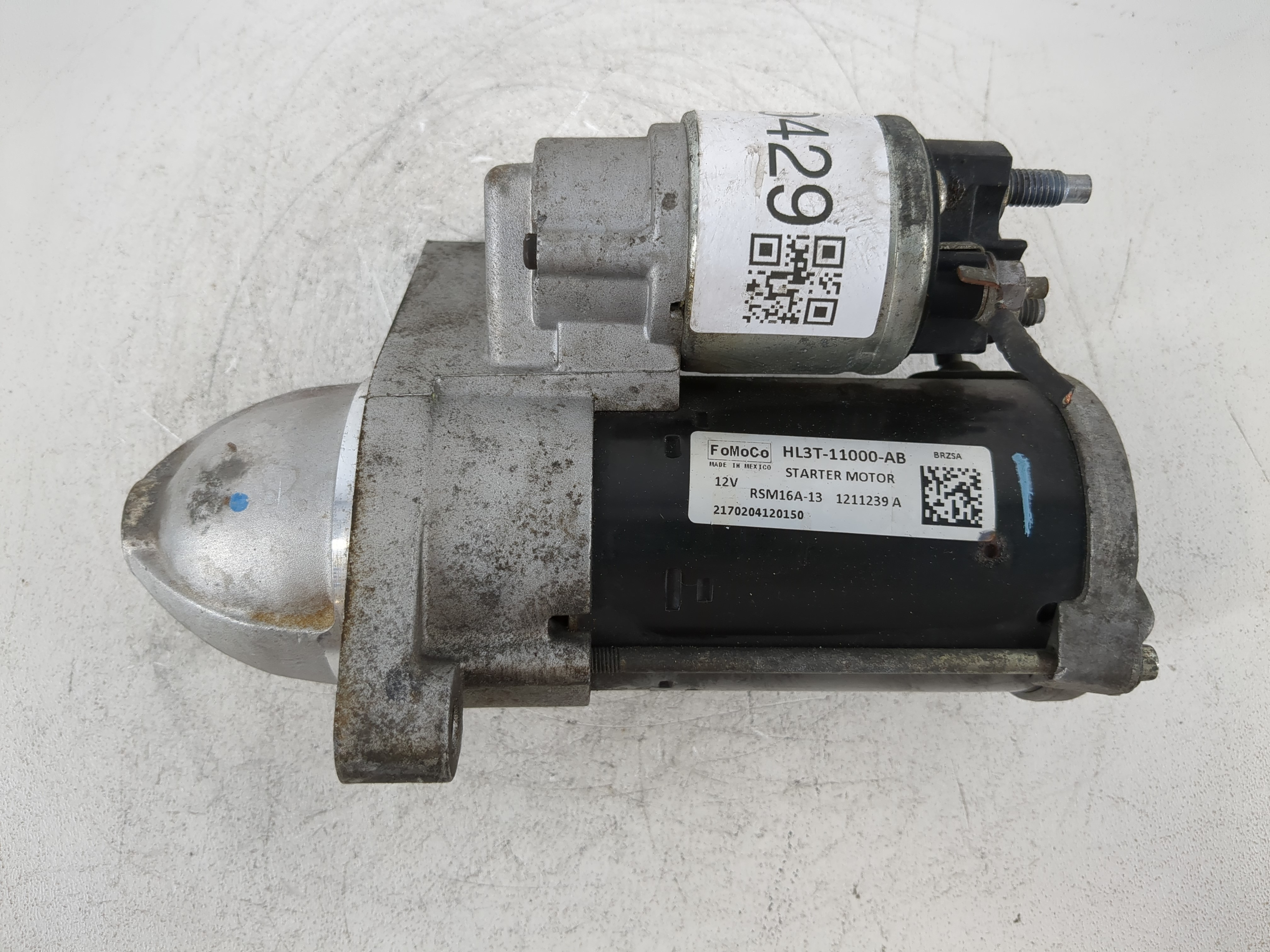2017-2017 Ford F-150 Car Starter Motor Solenoid Oem 1110429 - Oemusedautoparts1.com