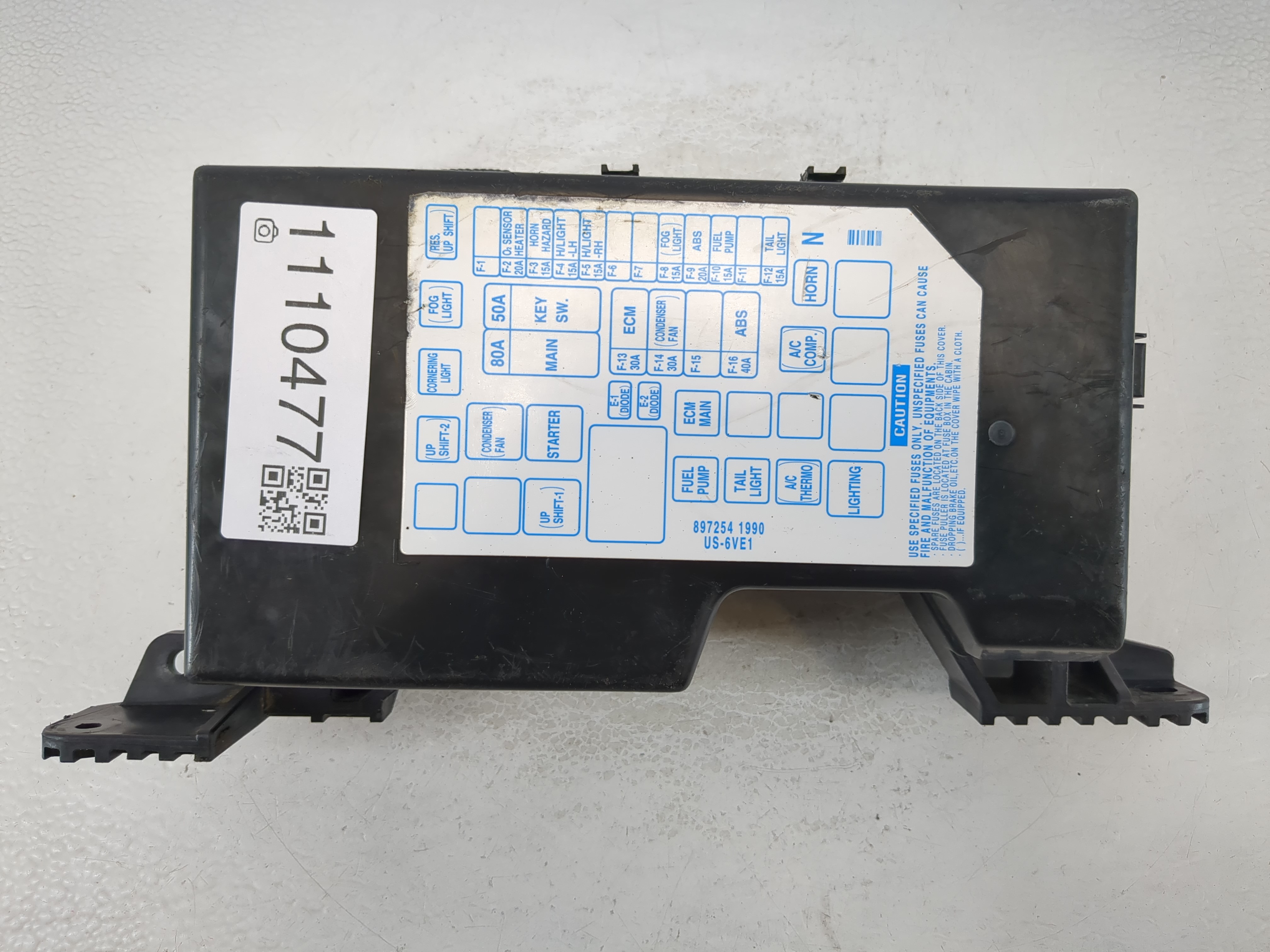 2000-2004 Chevrolet S10 Fusebox Fuse Box Relay Module 897254-1990 1110477 - Oemusedautoparts1.com