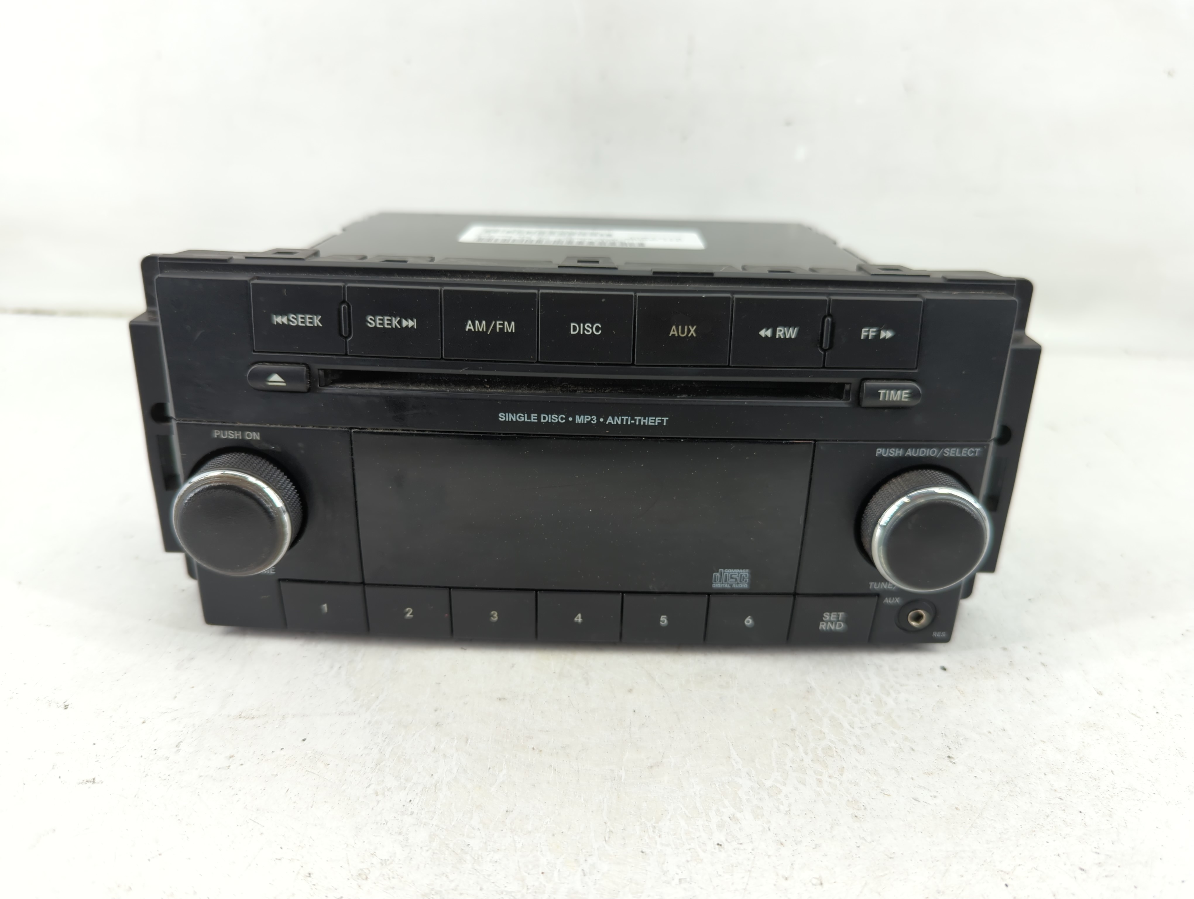 2010-2014 Dodge Avenger Am Fm Cd Player Radio Receiver 1110554 - Oemusedautoparts1.com