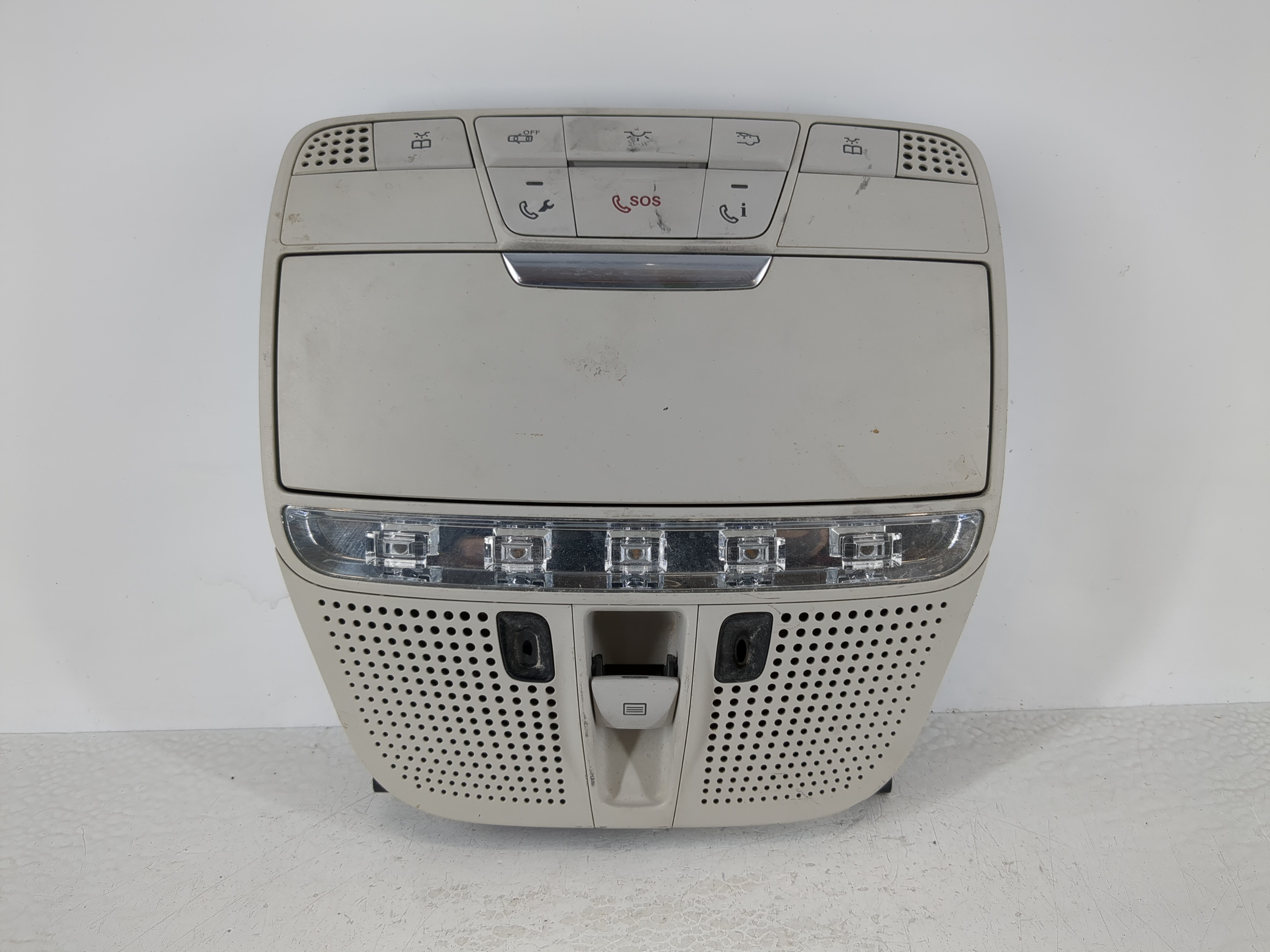 2015 Mercedes-benz C300 Overhead Roof Console 1111416 - Oemusedautoparts1.com