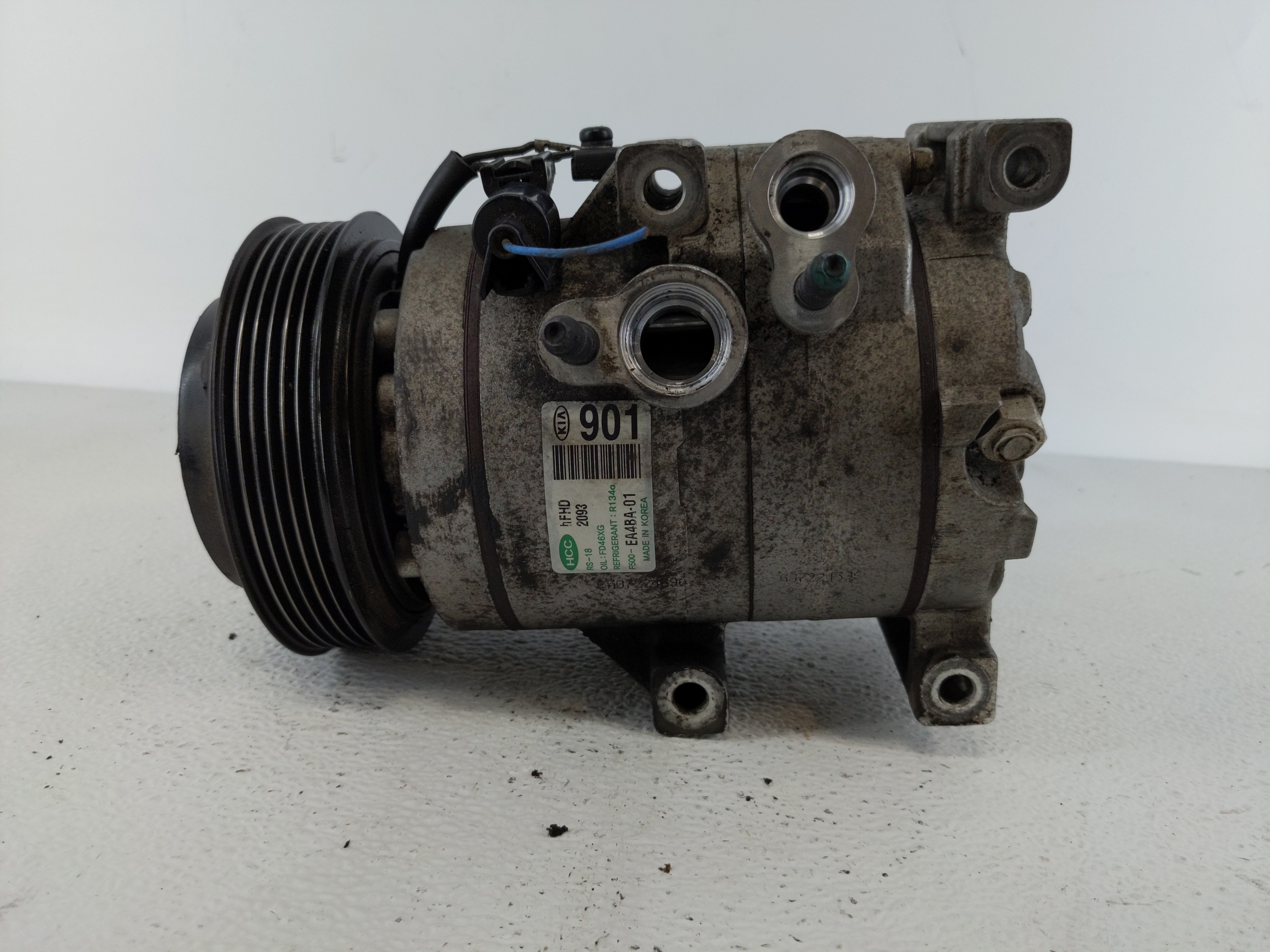 2010-2014 Kia Sedona Air Conditioning A/c Ac Compressor Oem 1111579 - Oemusedautoparts1.com