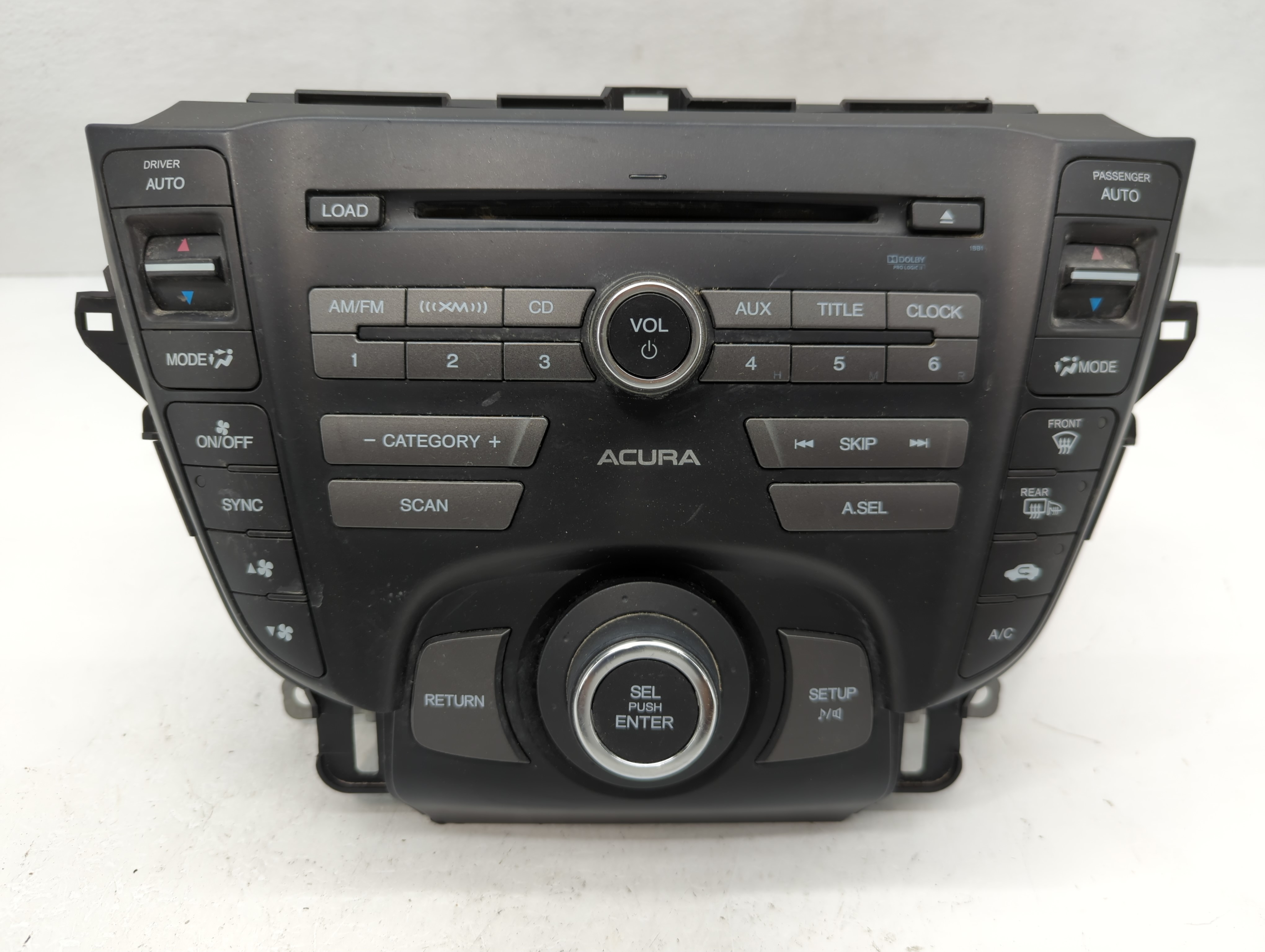 2013-2014 Acura Tl Am Fm Cd Player Radio Receiver 1111633 - Oemusedautoparts1.com