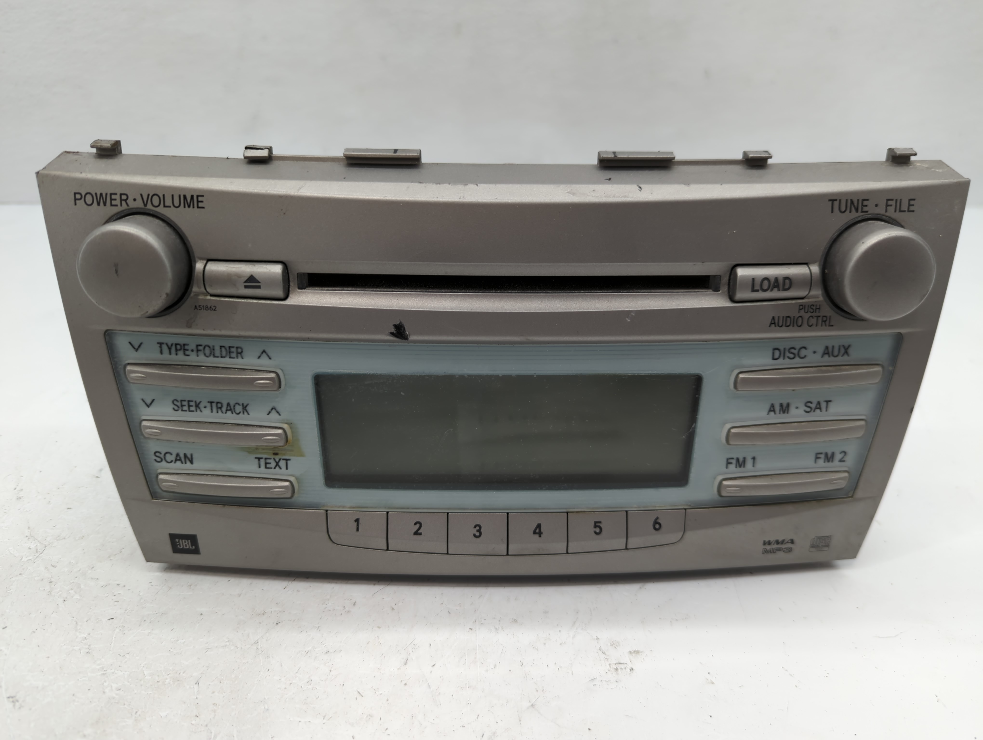 2007-2009 Toyota Camry Am Fm Cd Player Radio Receiver 1111635 - Oemusedautoparts1.com