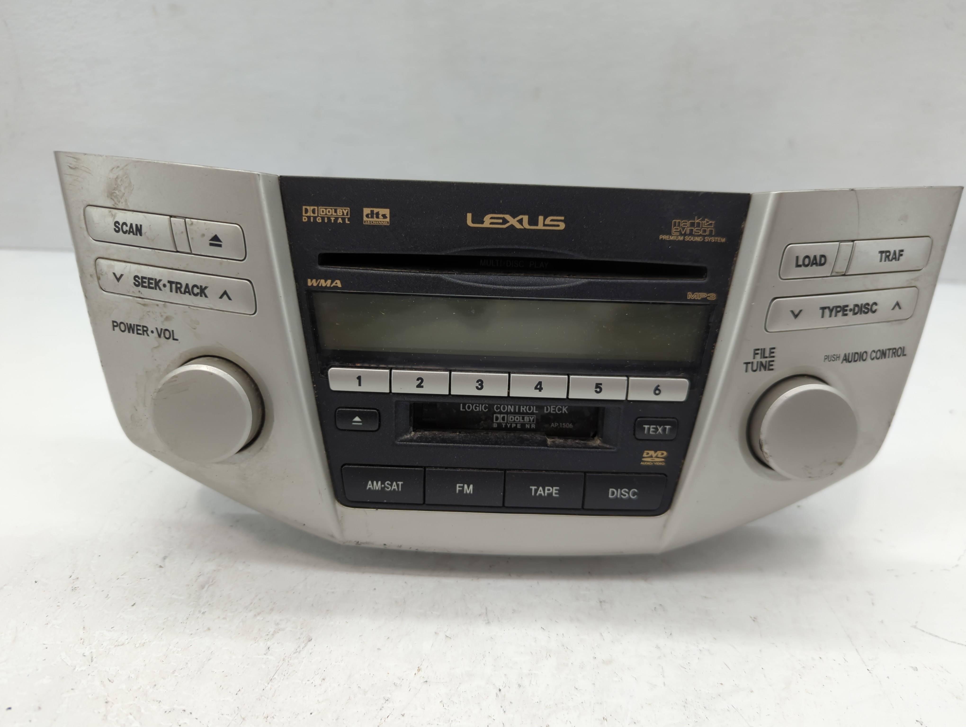 2007-2009 Lexus Rx350 Am Fm Cd Player Radio Receiver 1111642 - Oemusedautoparts1.com