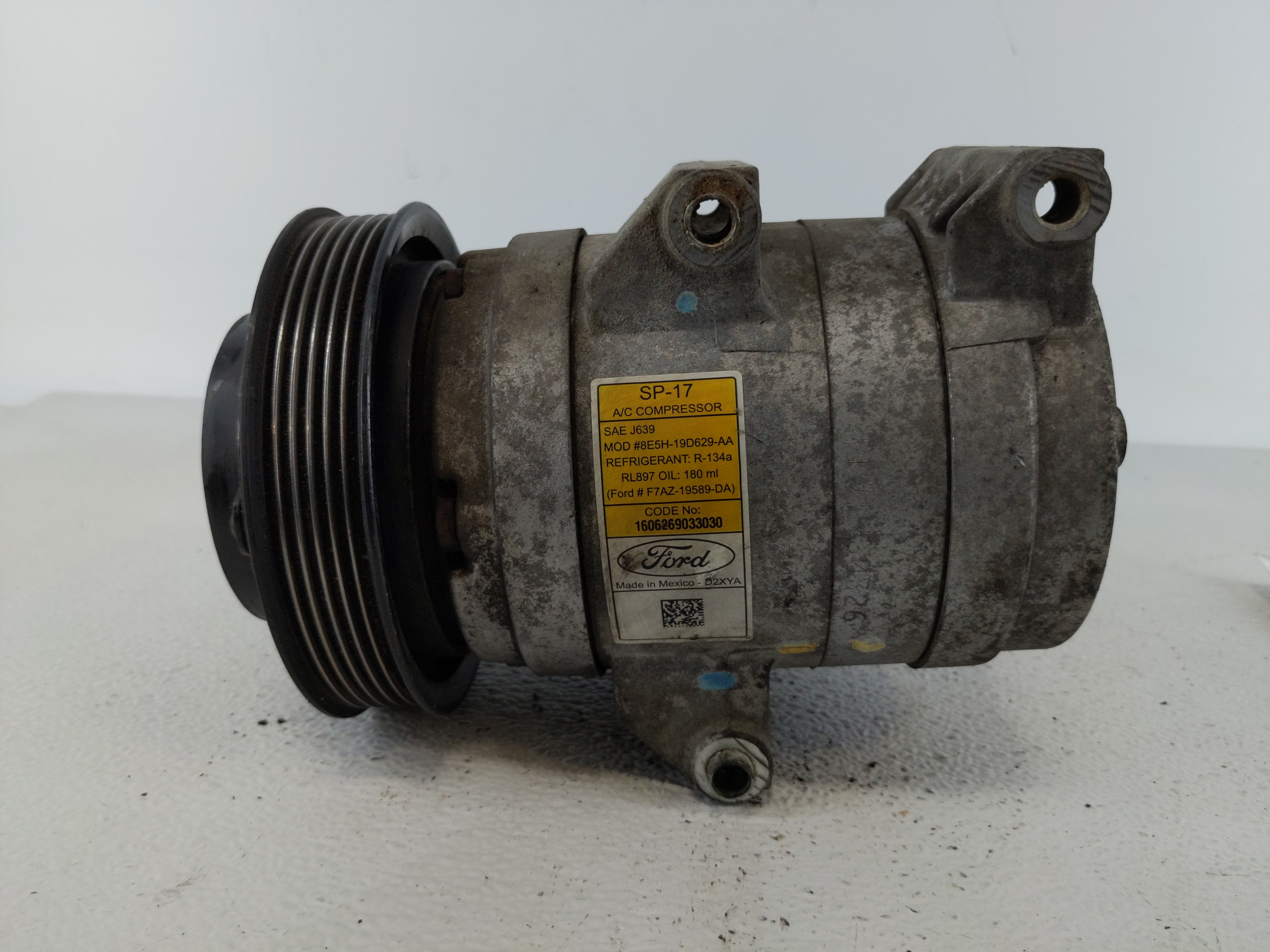 2006-2012 Ford Fusion Air Conditioning A/c Ac Compressor Oem 1111795 - Oemusedautoparts1.com