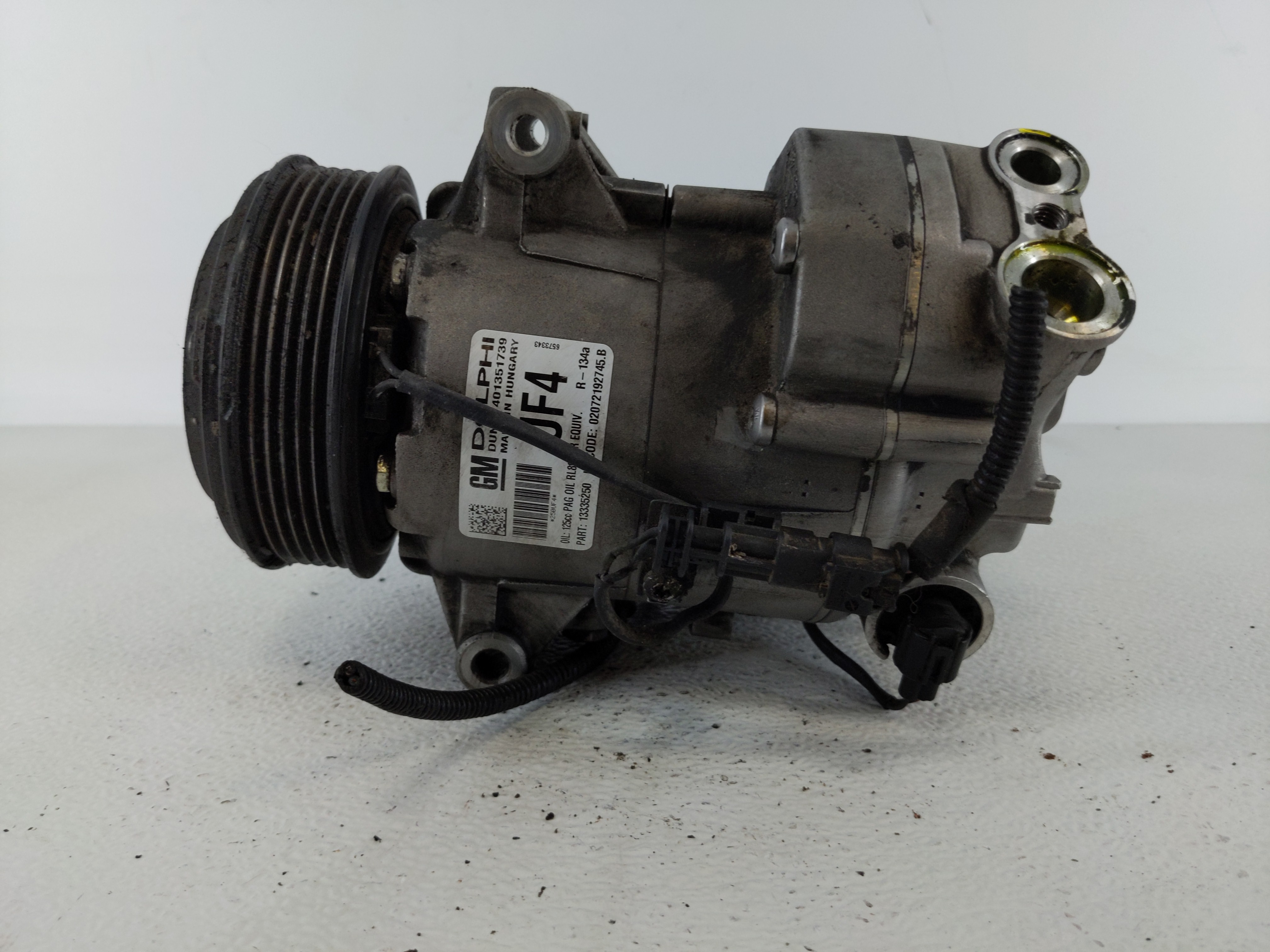 2012-2016 Chevrolet Cruze Air Conditioning A/c Ac Compressor Oem 1111797 - Oemusedautoparts1.com