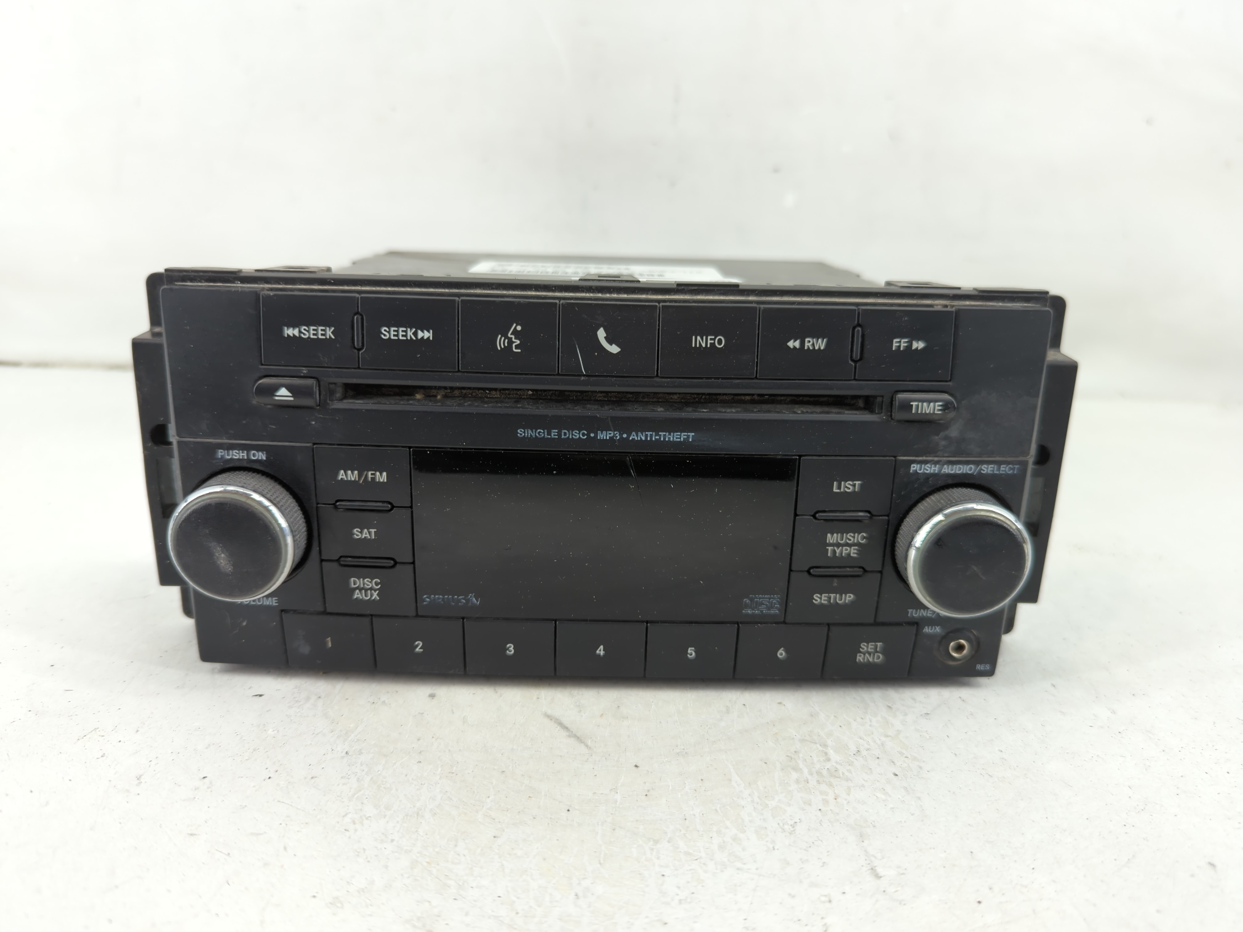 2010-2014 Dodge Avenger Am Fm Cd Player Radio Receiver 1111847 - Oemusedautoparts1.com
